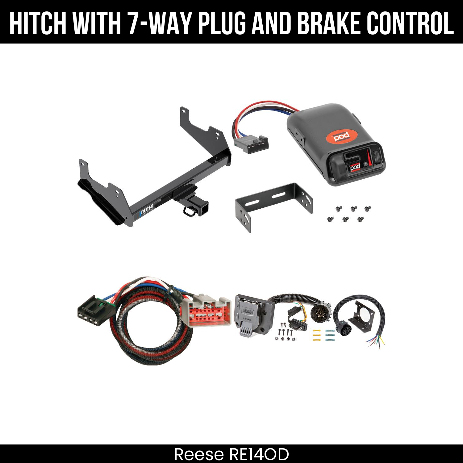 Trailer Hitch , 7-Way , Pro Series POD Brake Control
