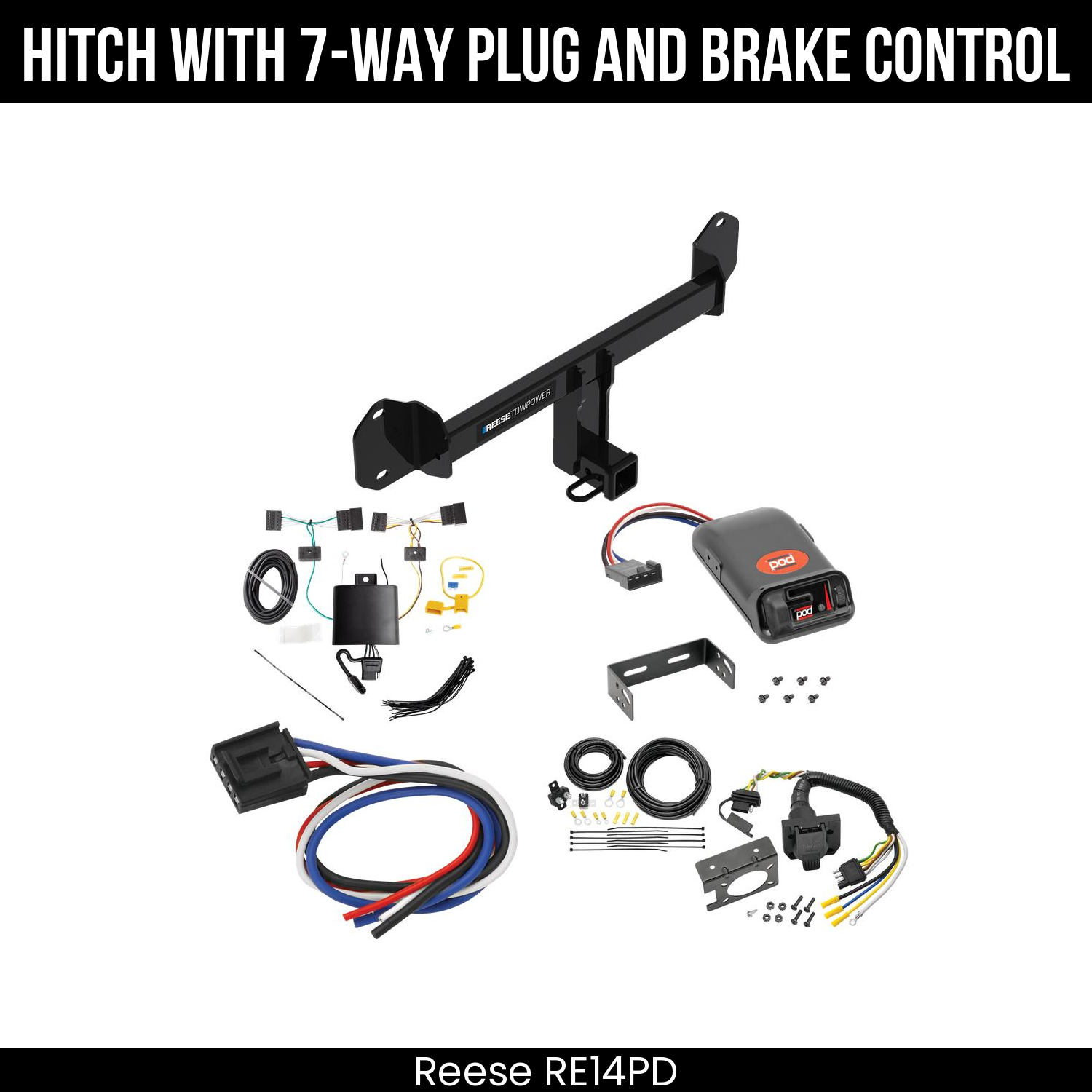 Trailer Hitch , 7-Way , Pro Series POD Brake Control