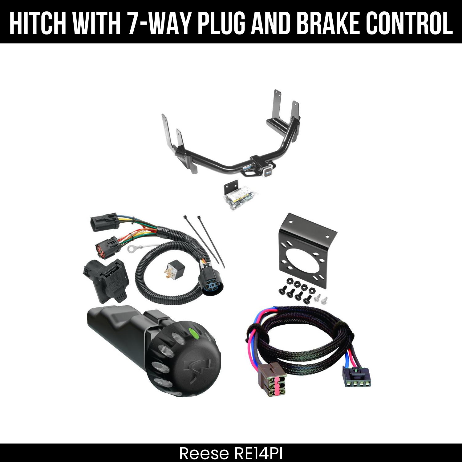 Trailer Hitch , 7-Way , Tekonsha Voyager iD Smart Brake Control