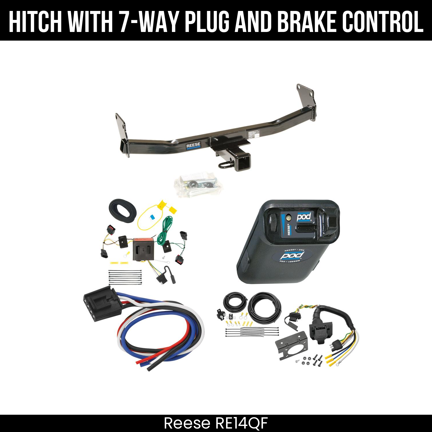 Trailer Hitch , 7-Way , Reese POD Brake Control