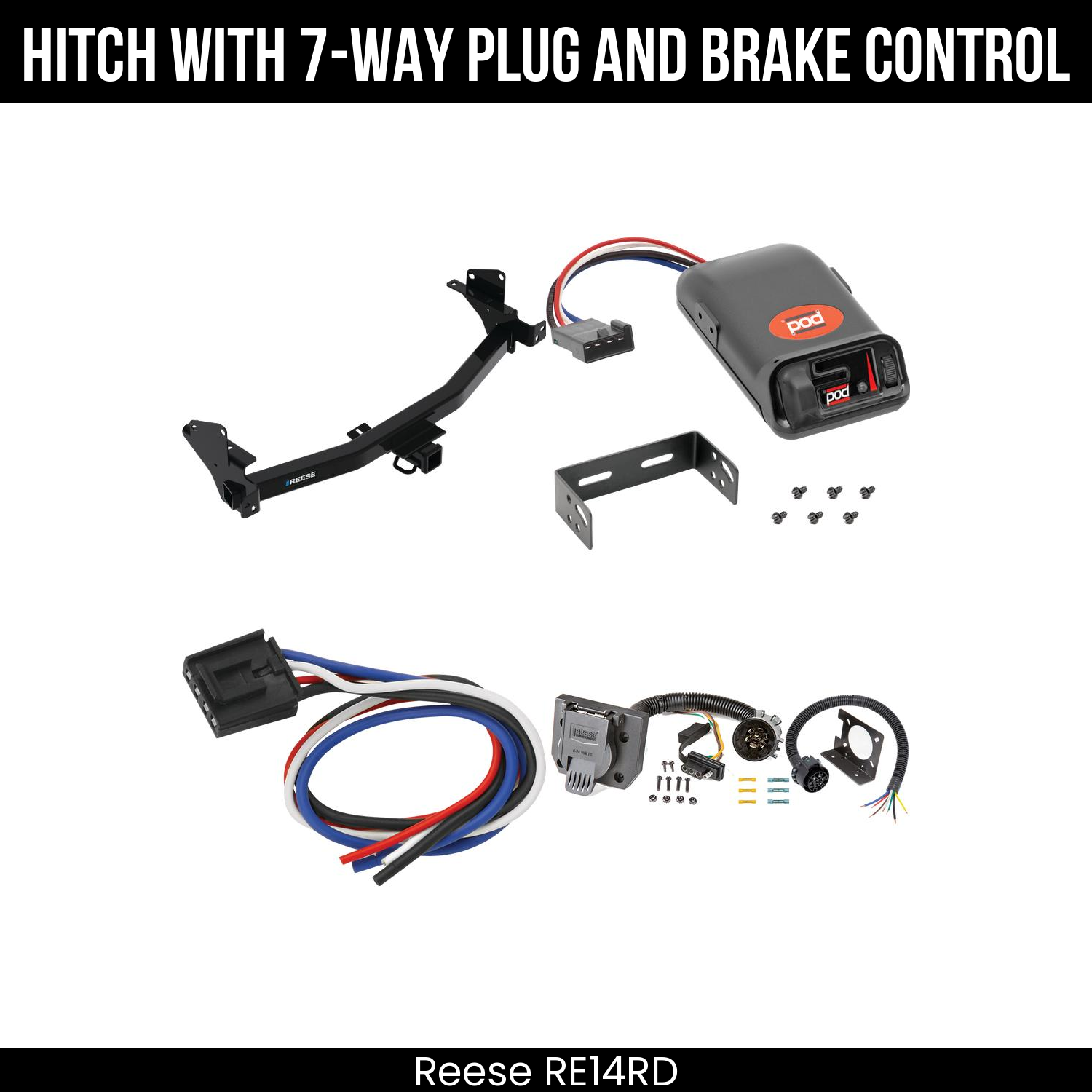 Trailer Hitch , 7-Way , Pro Series POD Brake Control