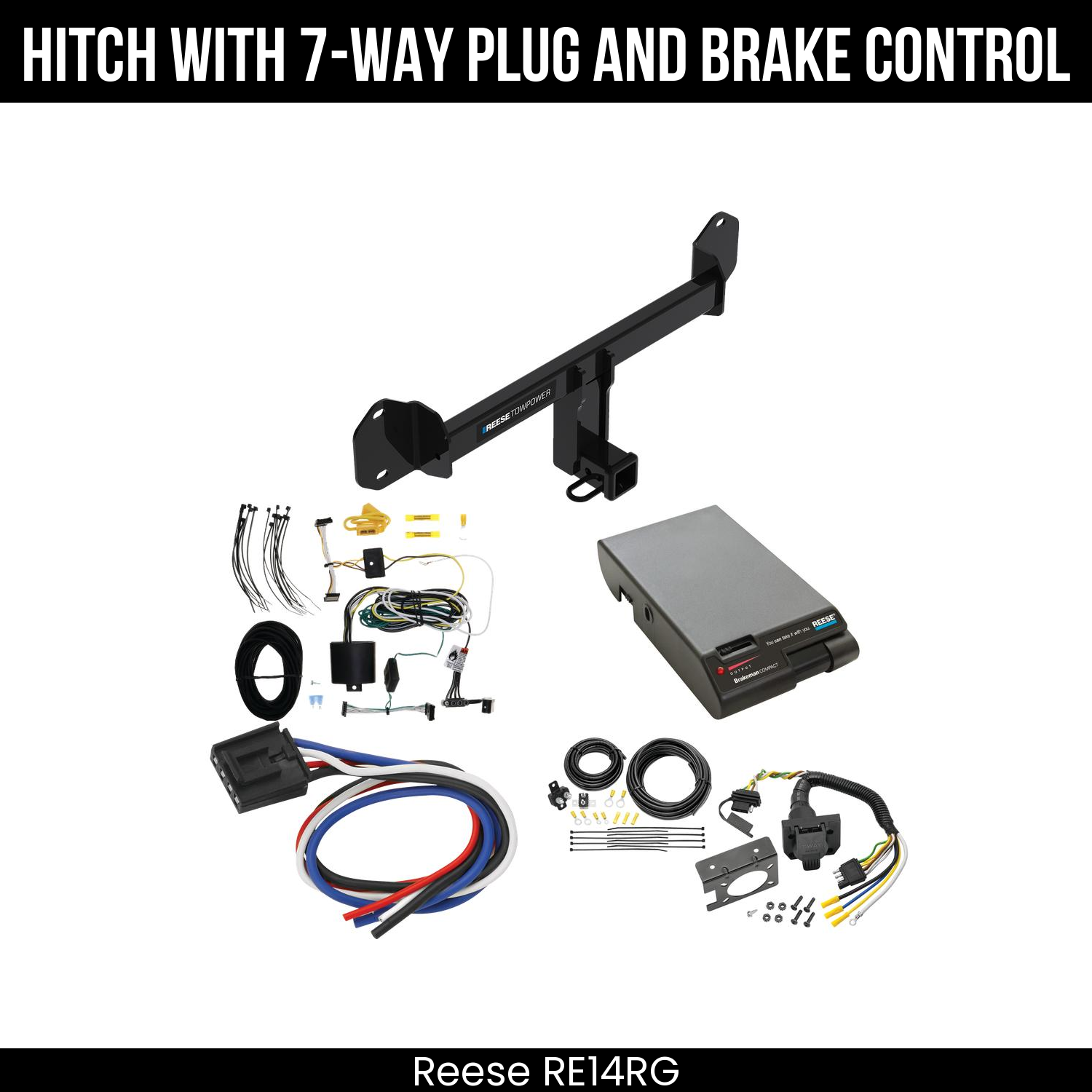 Trailer Hitch , 7-Way , Reese Brakeman Brake Control