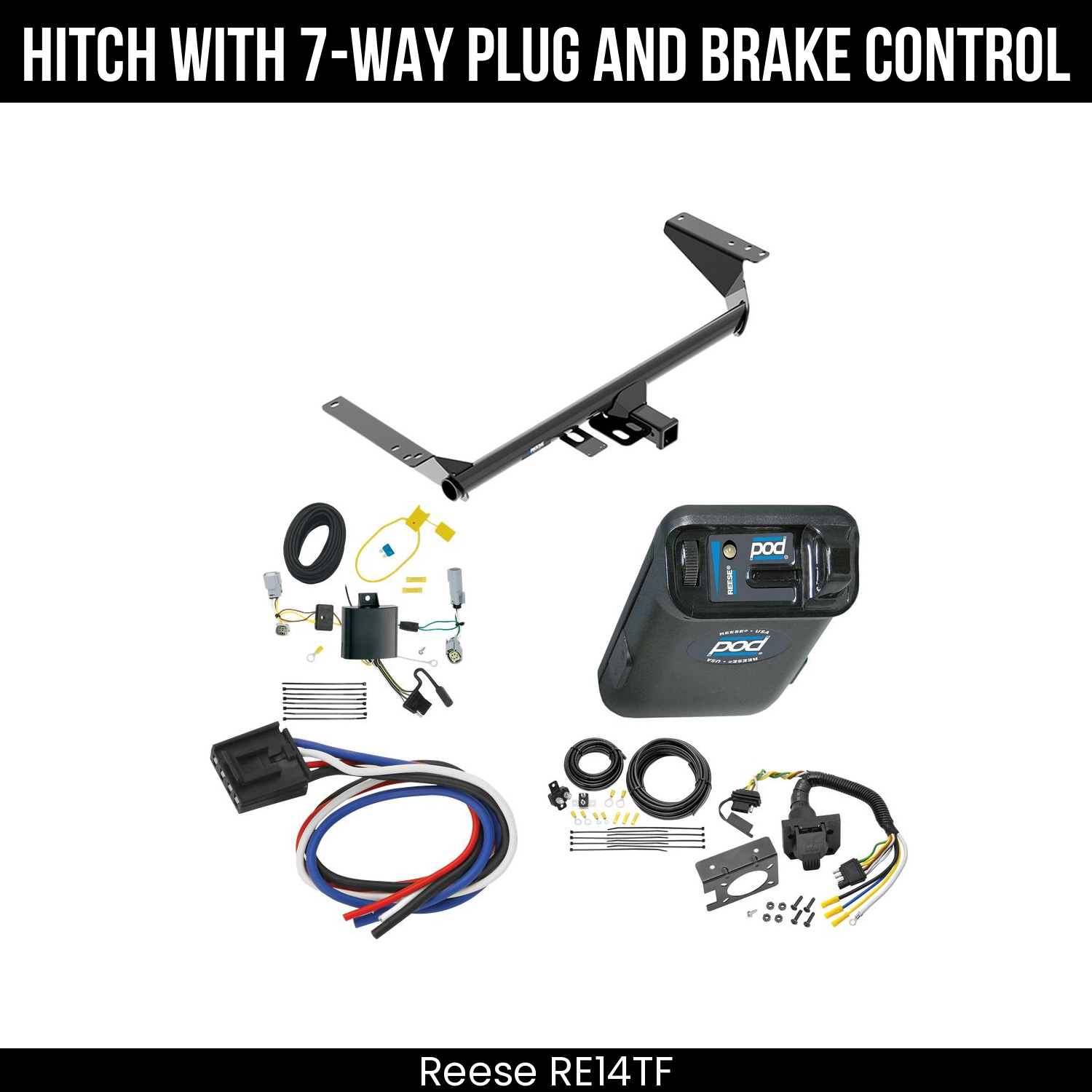 Trailer Hitch , 7-Way , Reese POD Brake Control