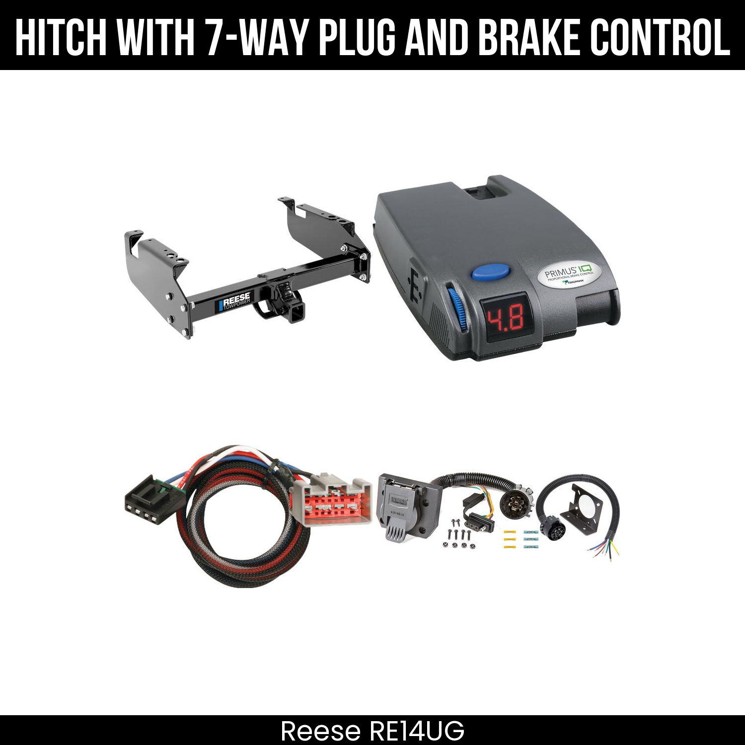Trailer Hitch , 7-Way , Tekonsha Primus IQ Brake Control