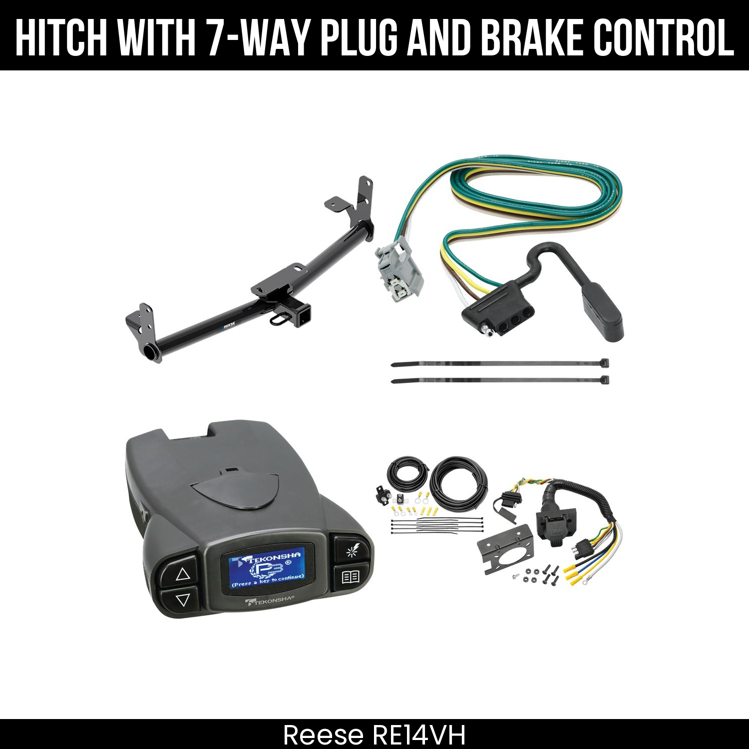 Trailer Hitch , 7-Way , Tekonsha Prodigy P3 Brake Control