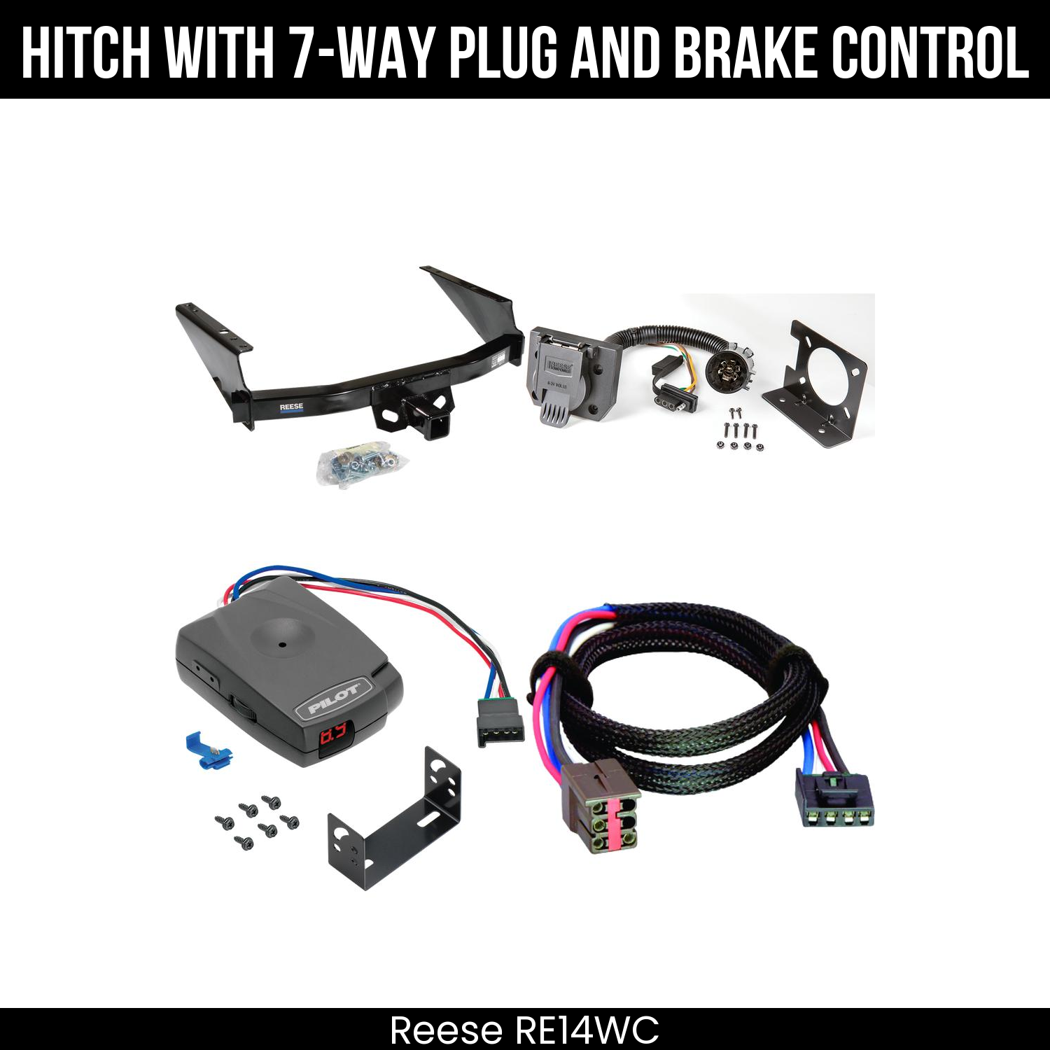 Trailer Hitch , 7-Way , Pro Series Pilot Brake Control