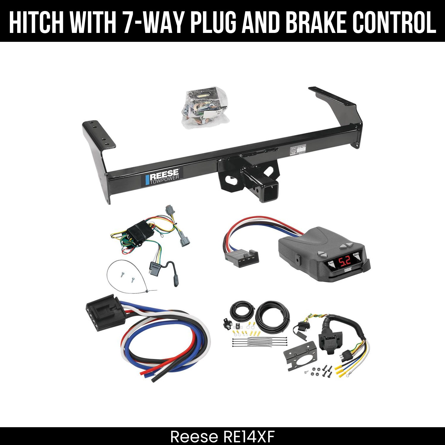 Trailer Hitch , 7-Way , Reese Brakeman IV Brake Control