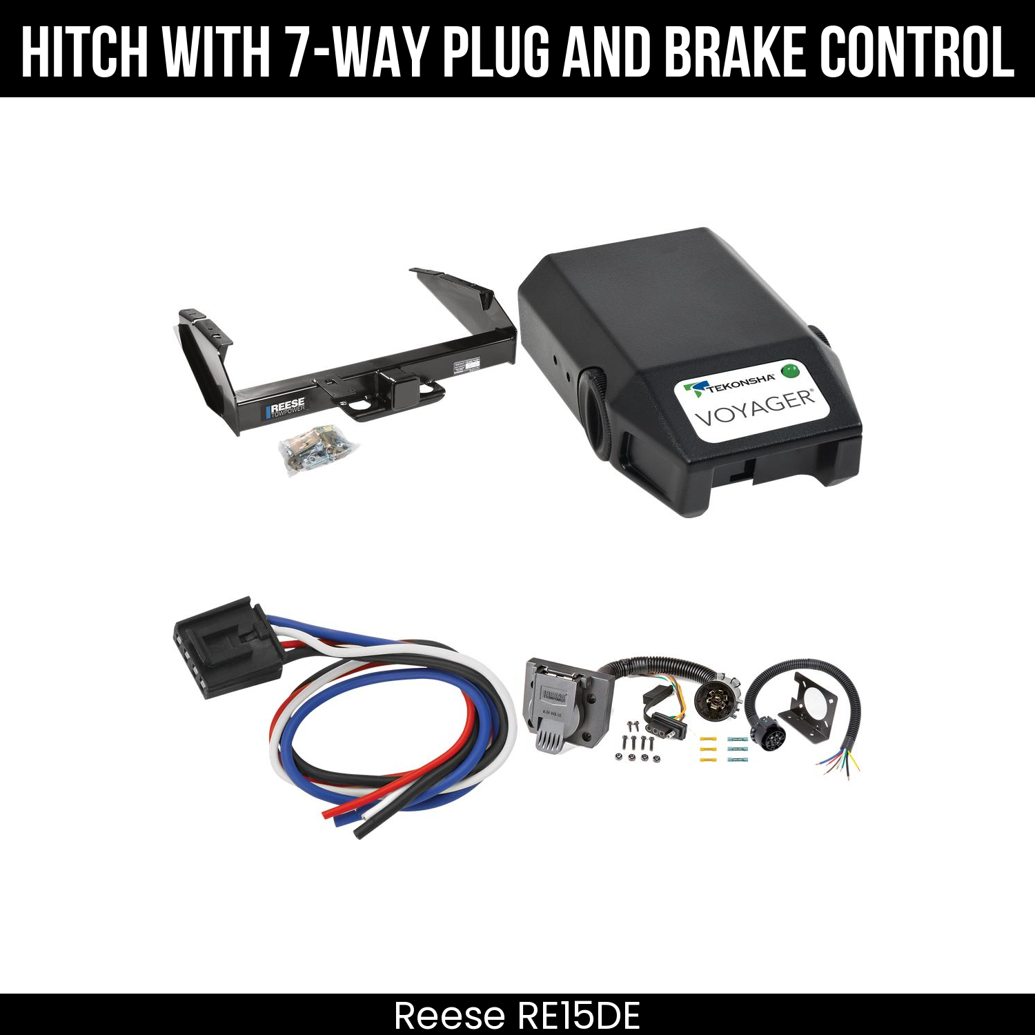 Trailer Hitch , 7-Way , Tekonsha Voyager Brake Control