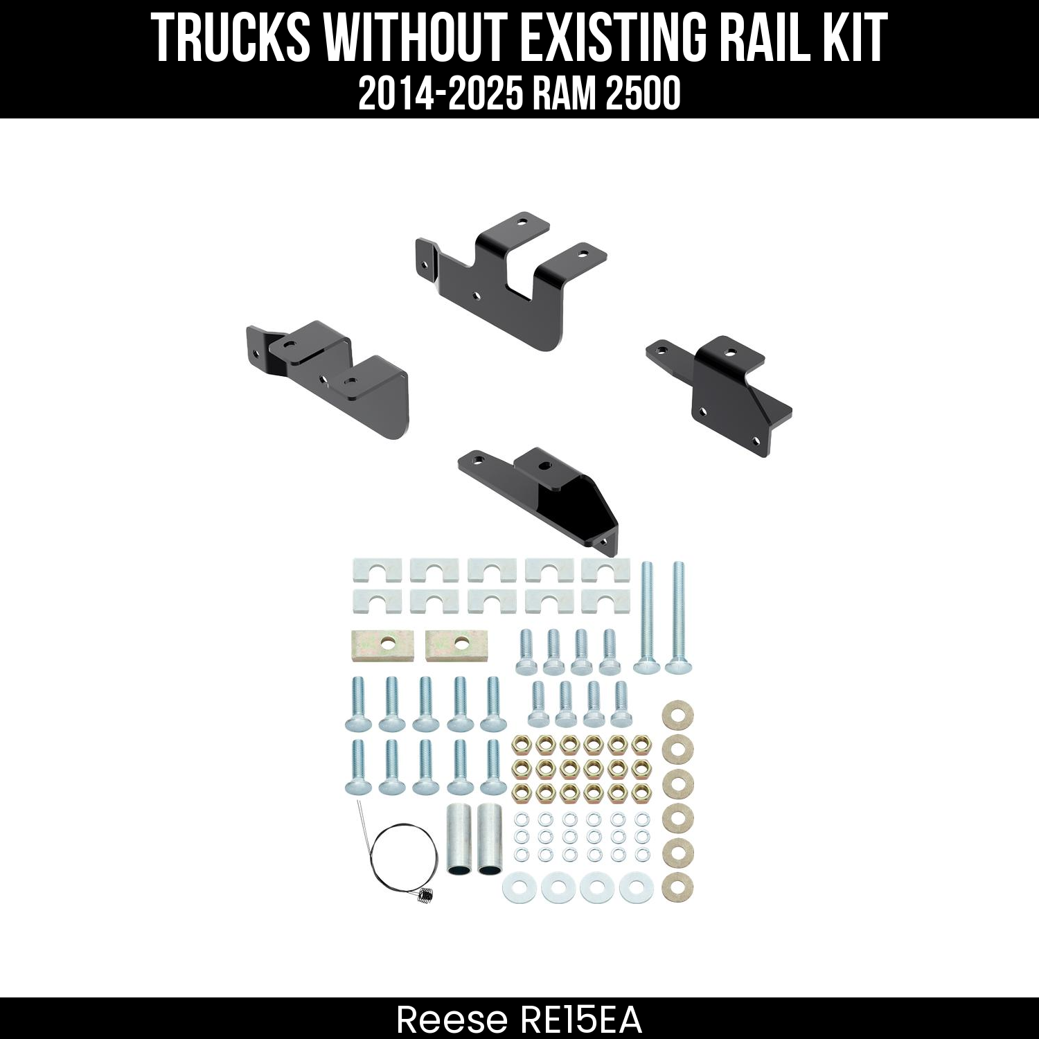 5th Wheel Hitch Custom Bracket,Replacement 5th Wheel Rail Hardware Kit