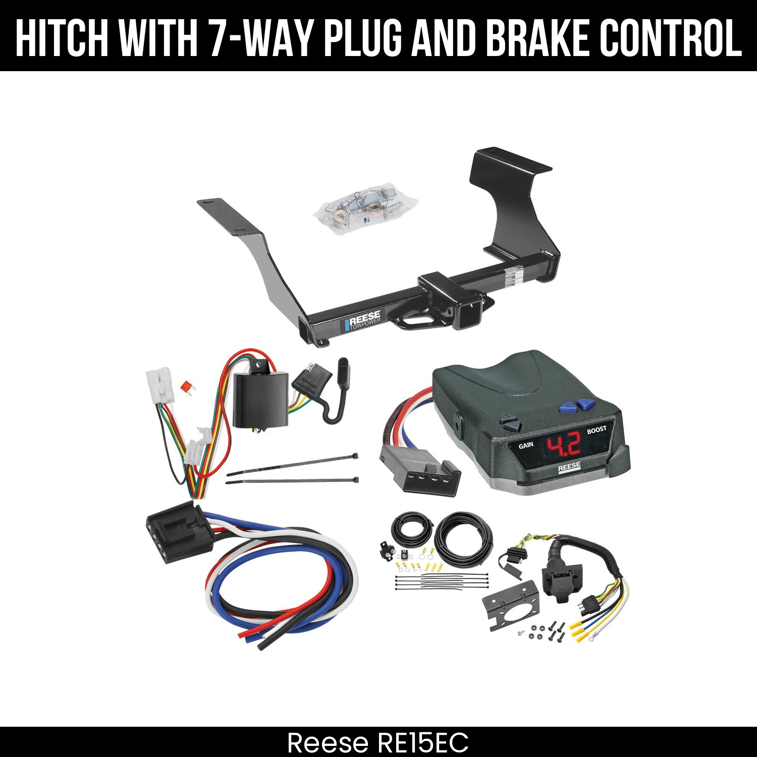 Trailer Hitch , 7-Way , Reese Brake EVN Control