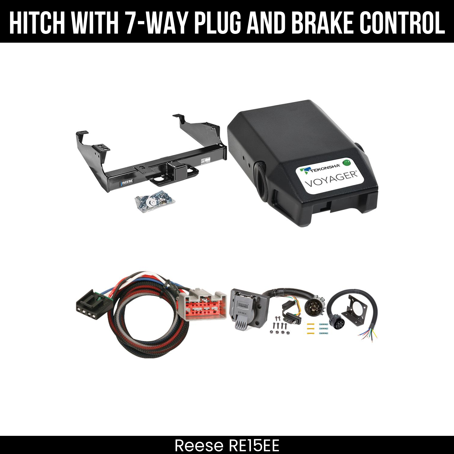 Trailer Hitch , 7-Way , Tekonsha Voyager Brake Control