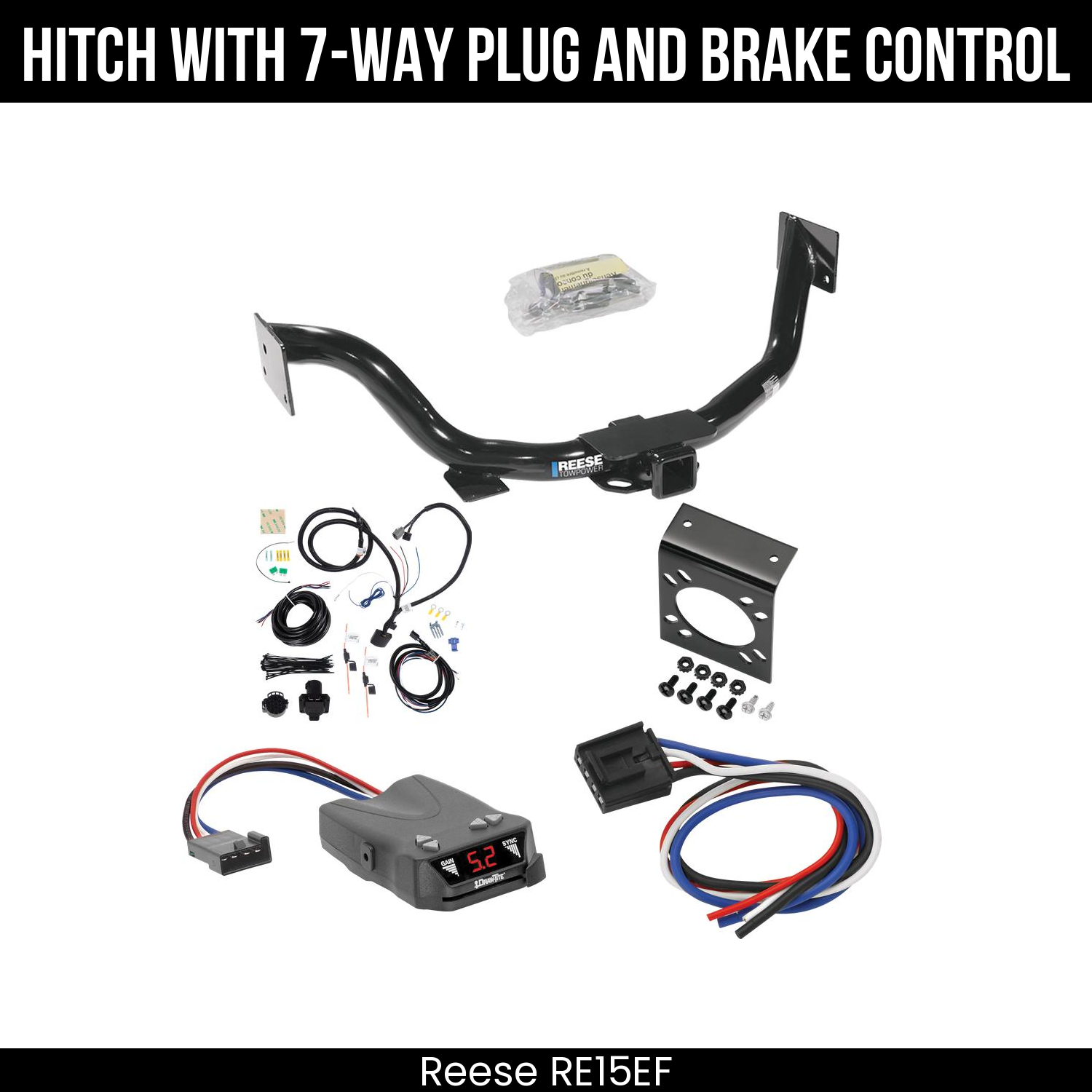 Trailer Hitch , 7-Way , Draw-Tite Activator IV Brake Control