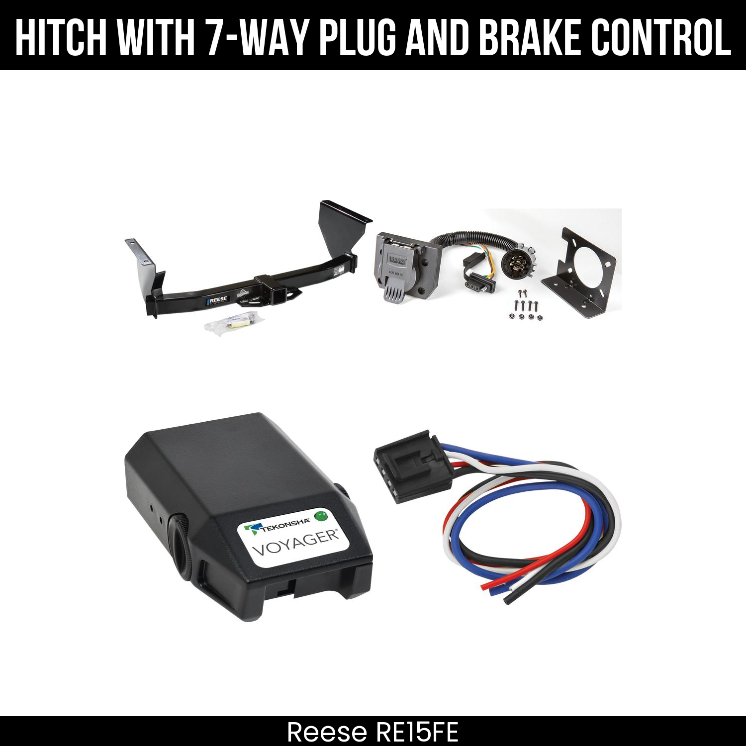 Trailer Hitch , 7-Way , Tekonsha Voyager Brake Control