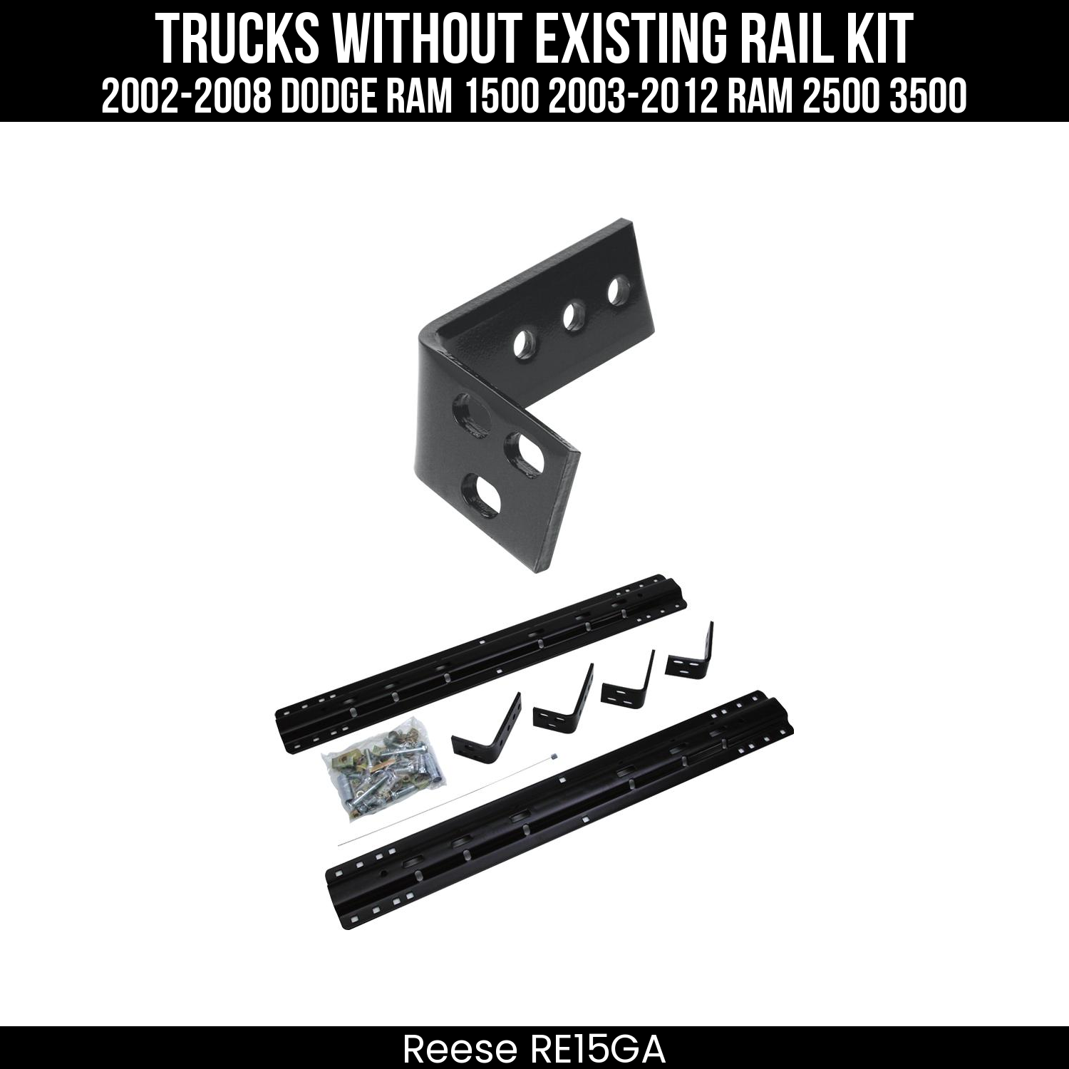 5th Wheel Hitch Bracket Kit,5th Wheel Hitch Mounting Rail & Bracket Kit