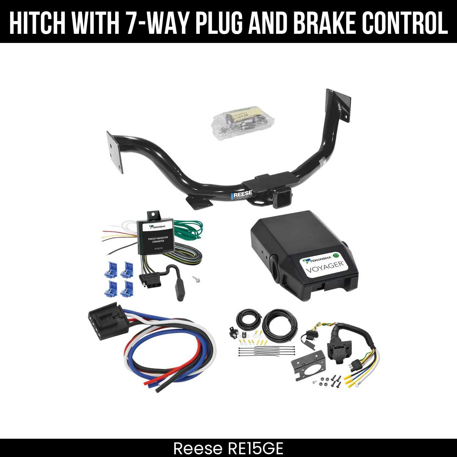 Trailer Hitch , 7-Way , Tekonsha Voyager Brake Control