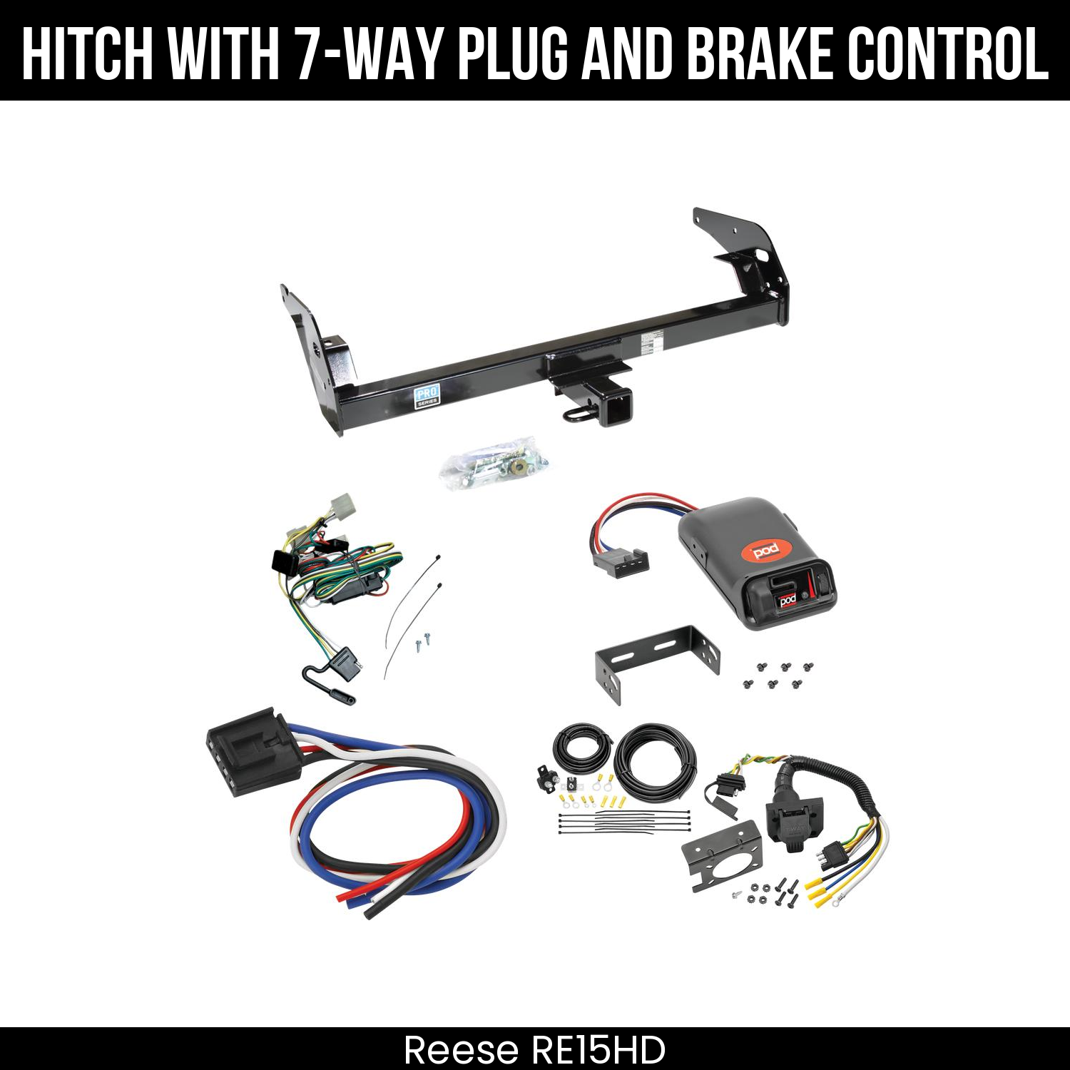 Trailer Hitch , 7-Way , Pro Series POD Brake Control