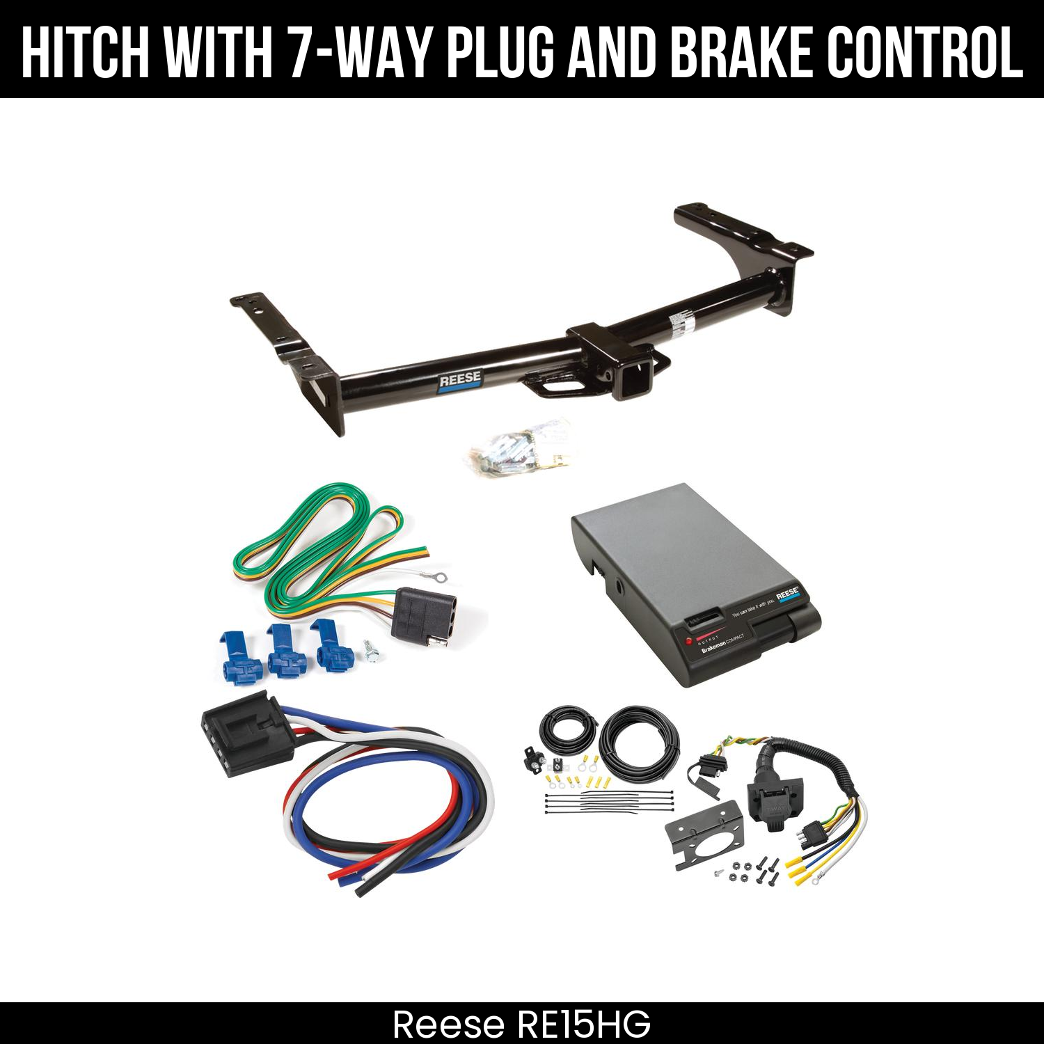 Trailer Hitch , 7-Way , Reese Brakeman Brake Control