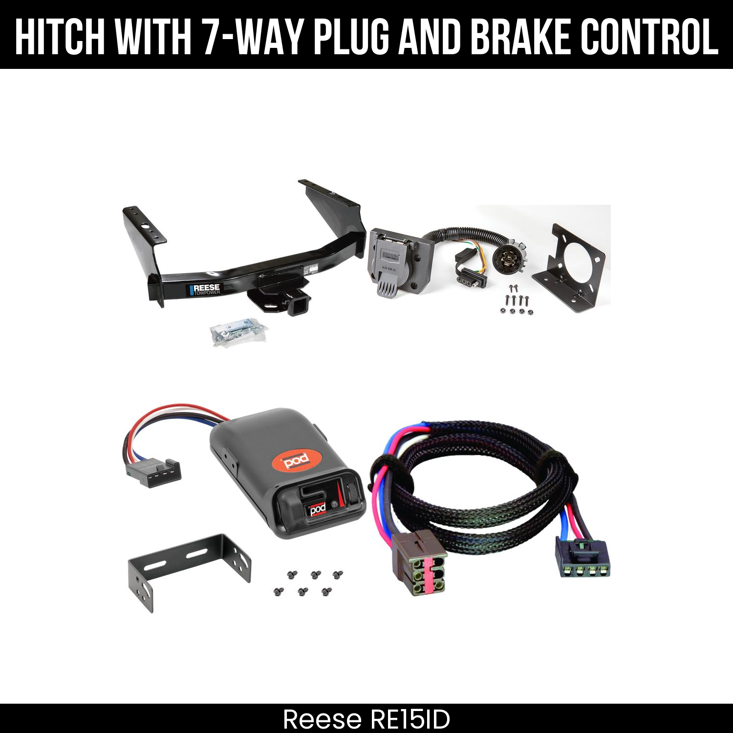 Trailer Hitch , 7-Way , Pro Series POD Brake Control