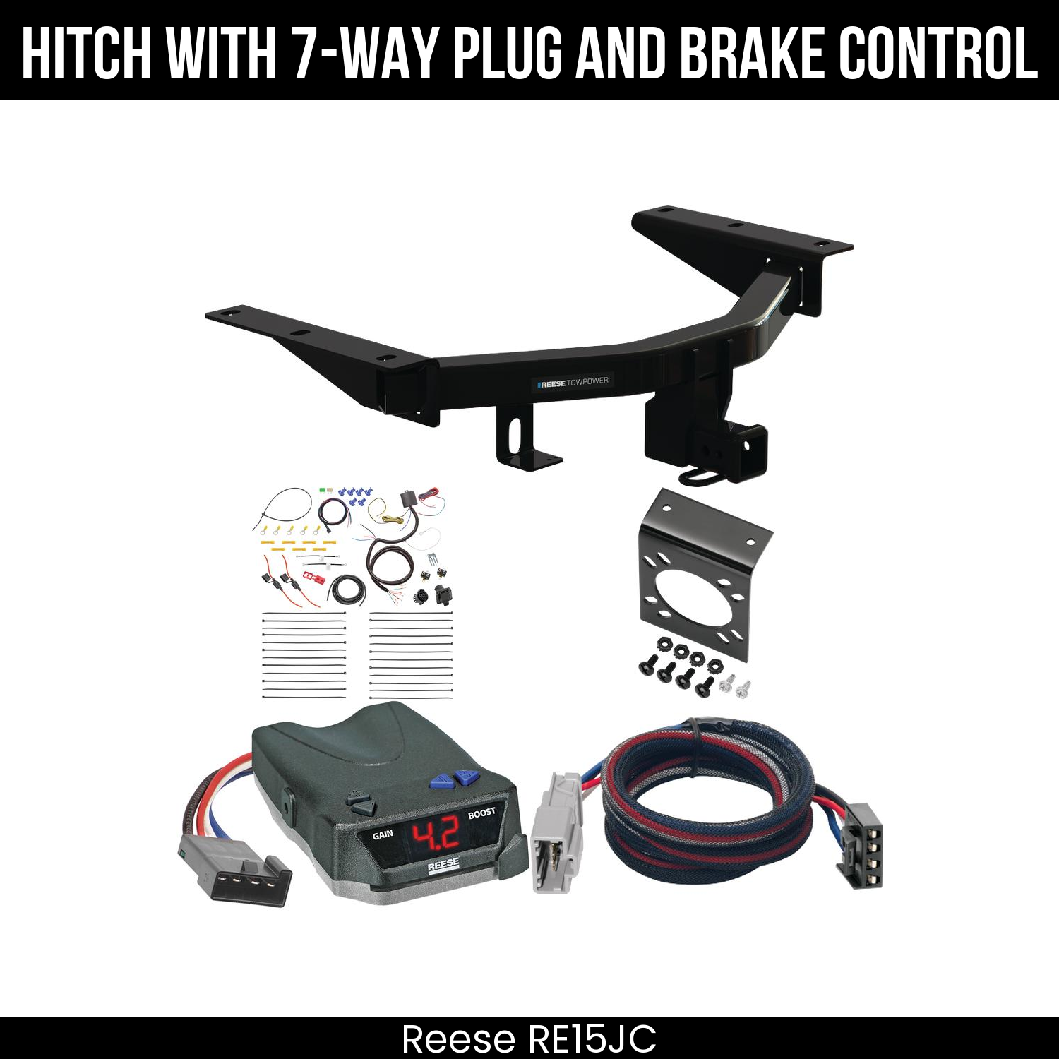 Trailer Hitch , 7-Way , Reese Brake EVN Control