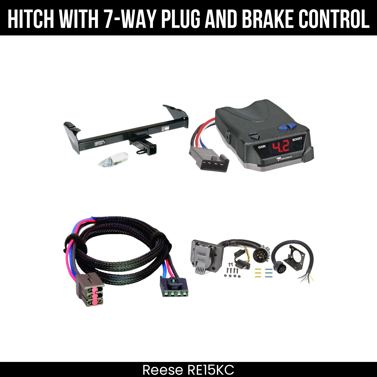 Trailer Hitch , 7-Way , Tekonsha Brake EVN Control