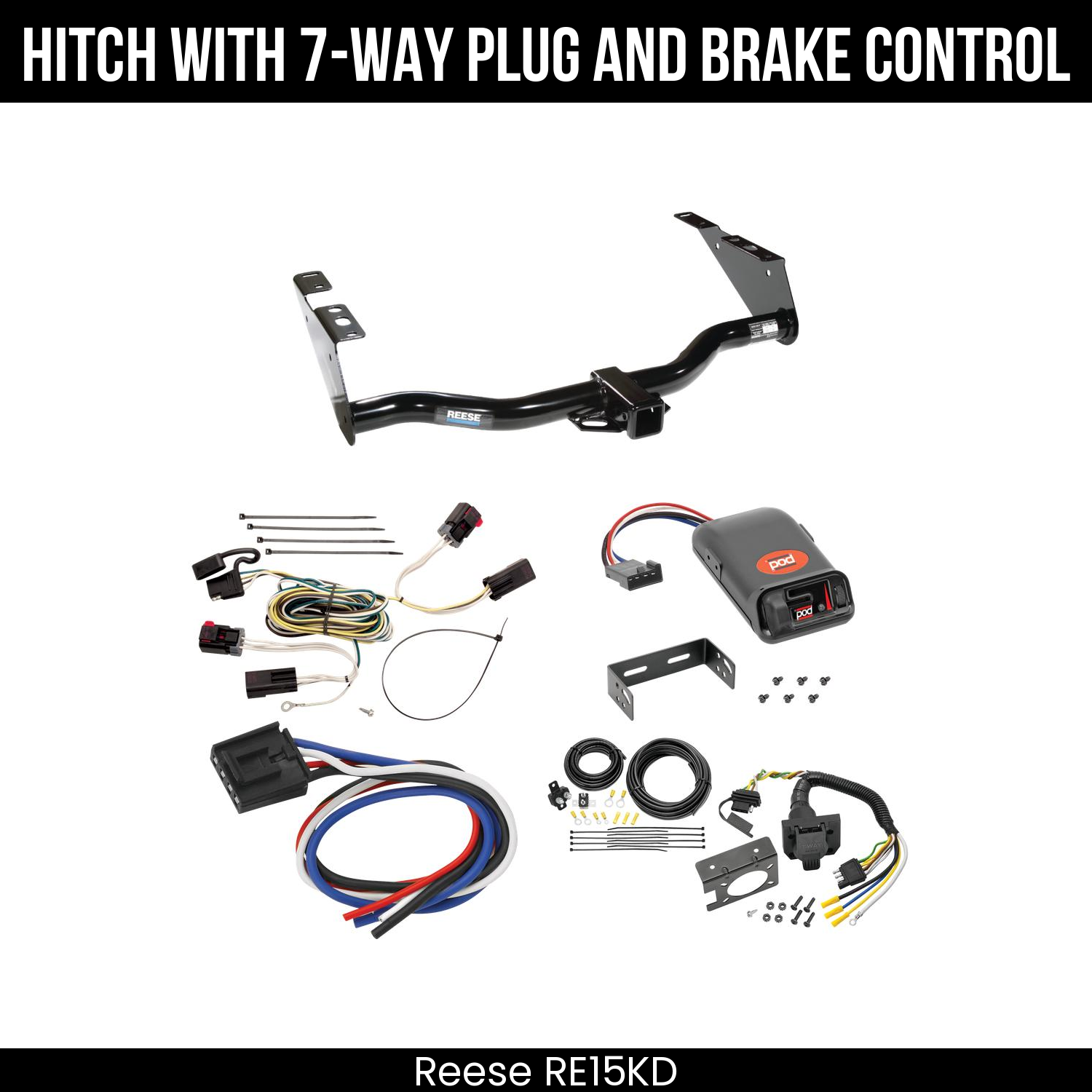 Trailer Hitch , 7-Way , Pro Series POD Brake Control