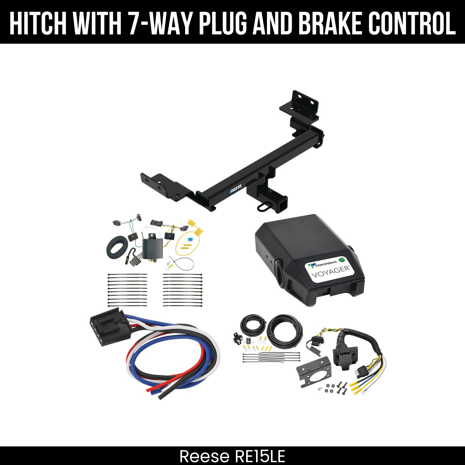 Trailer Hitch , 7-Way , Tekonsha Voyager Brake Control