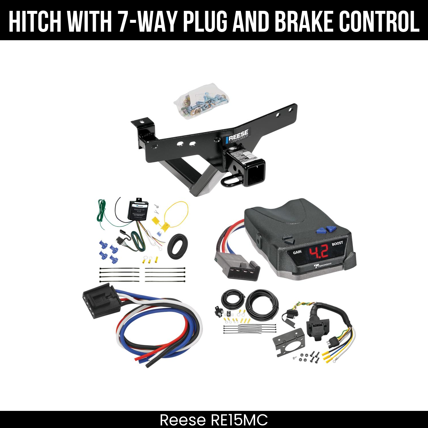 Trailer Hitch , 7-Way , Tekonsha Brake EVN Control
