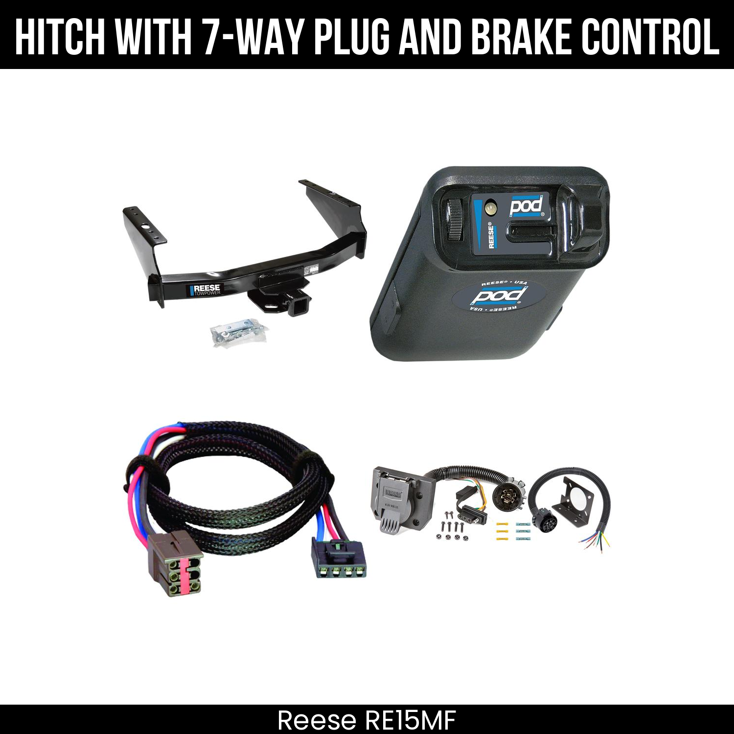 Trailer Hitch , 7-Way , Reese POD Brake Control