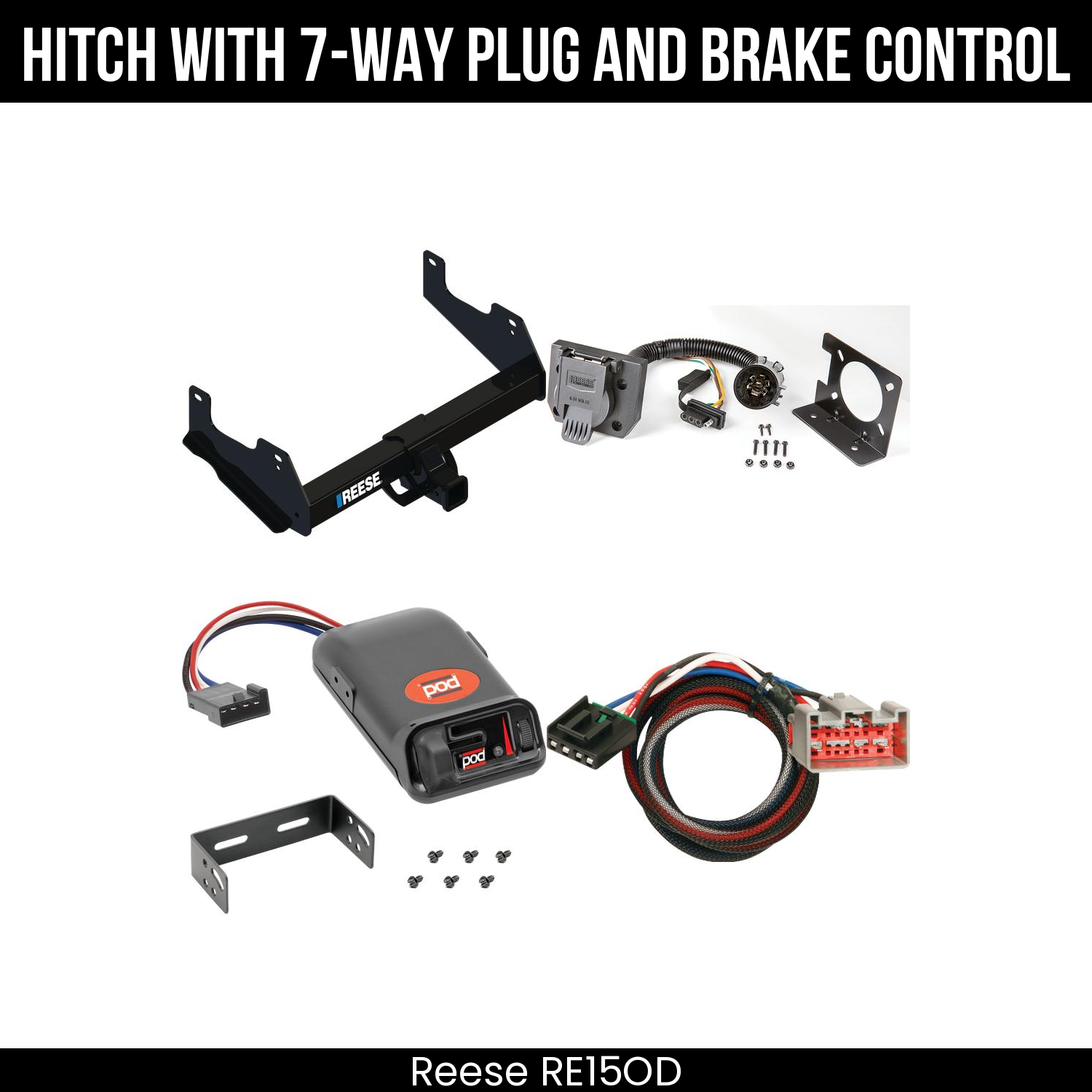 Trailer Hitch , 7-Way , Pro Series POD Brake Control