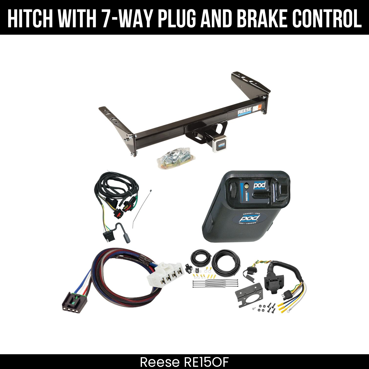 Trailer Hitch , 7-Way , Reese POD Brake Control