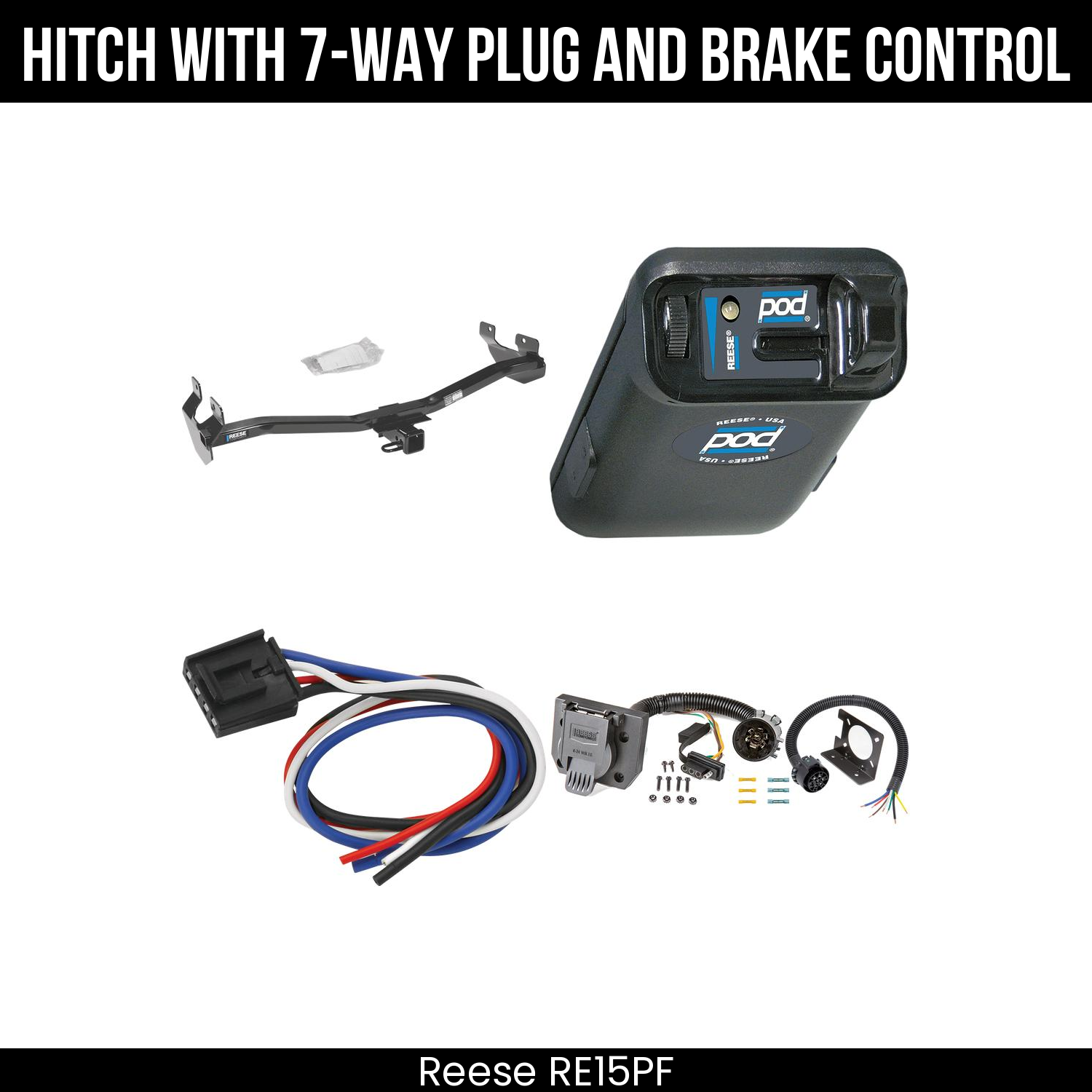 Trailer Hitch , 7-Way , Reese POD Brake Control