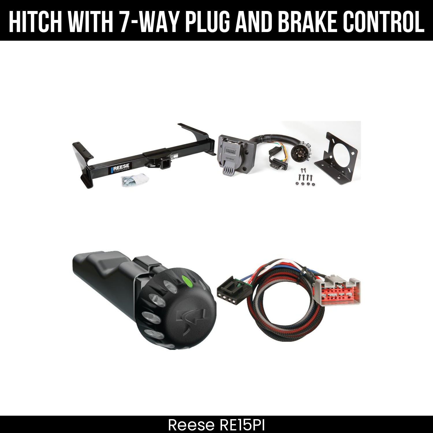 Trailer Hitch , 7-Way , Tekonsha Voyager iD Smart Brake Control