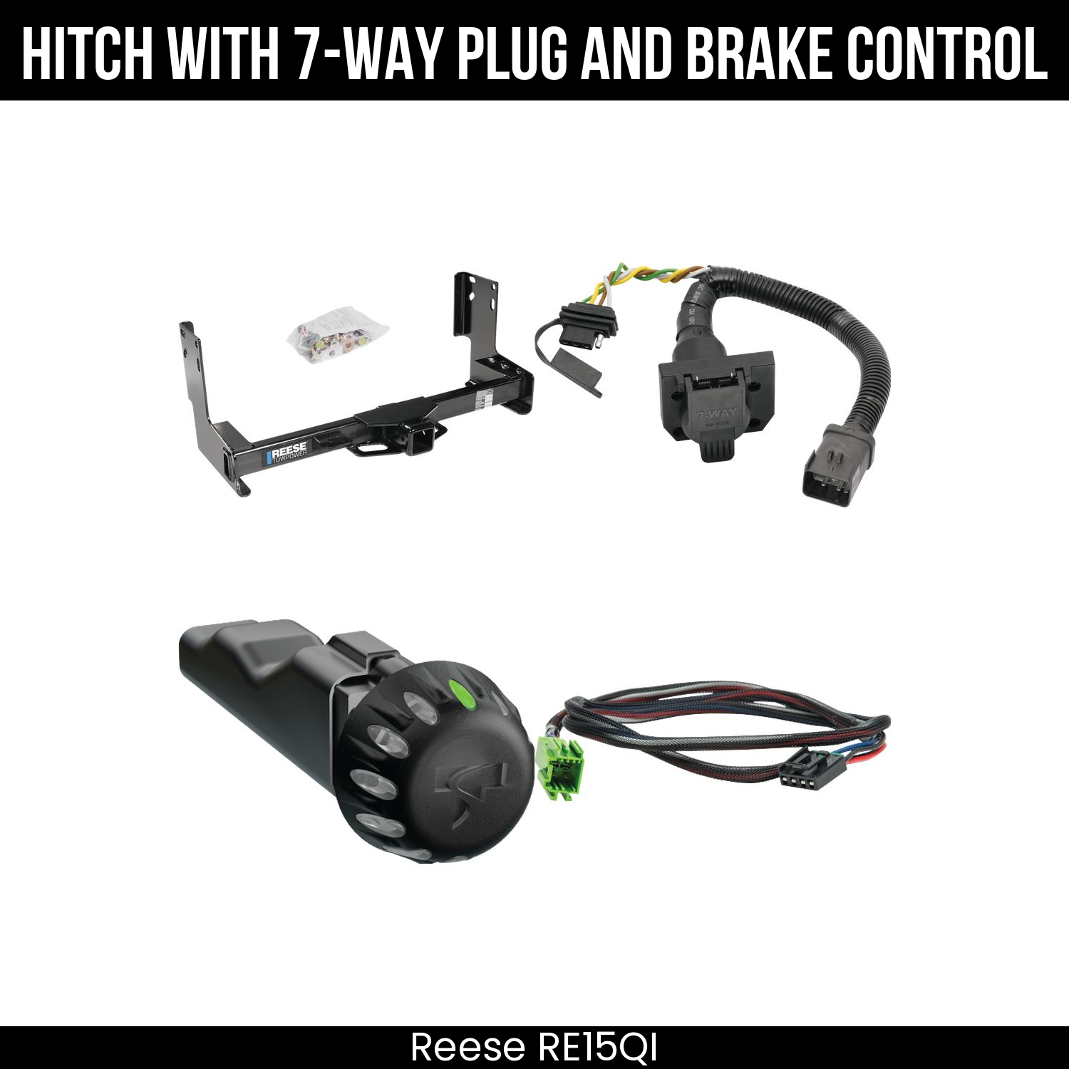 Trailer Hitch , 7-Way , Tekonsha Voyager iD Smart Brake Control