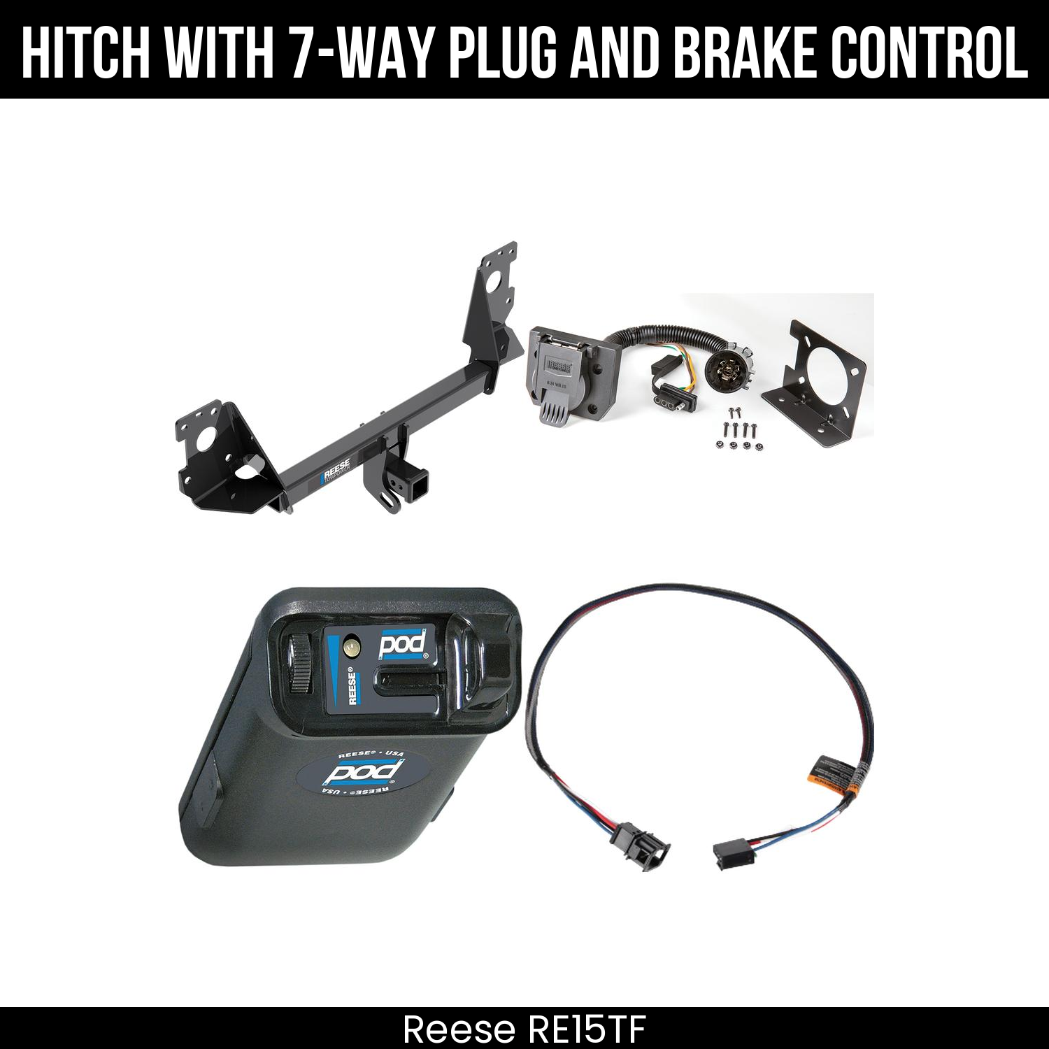 Trailer Hitch , 7-Way , Reese POD Brake Control