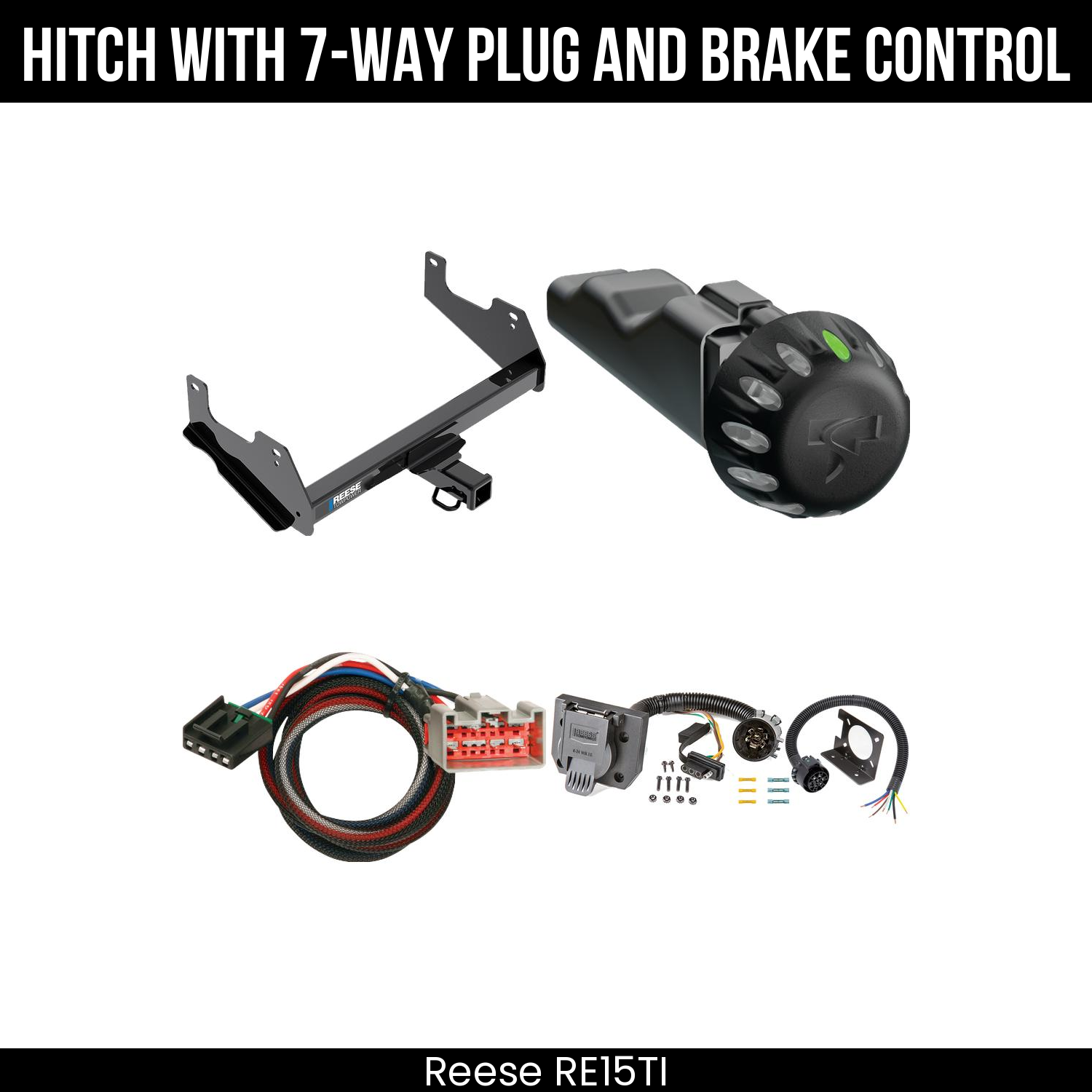 Trailer Hitch , 7-Way , Tekonsha Voyager iD Smart Brake Control