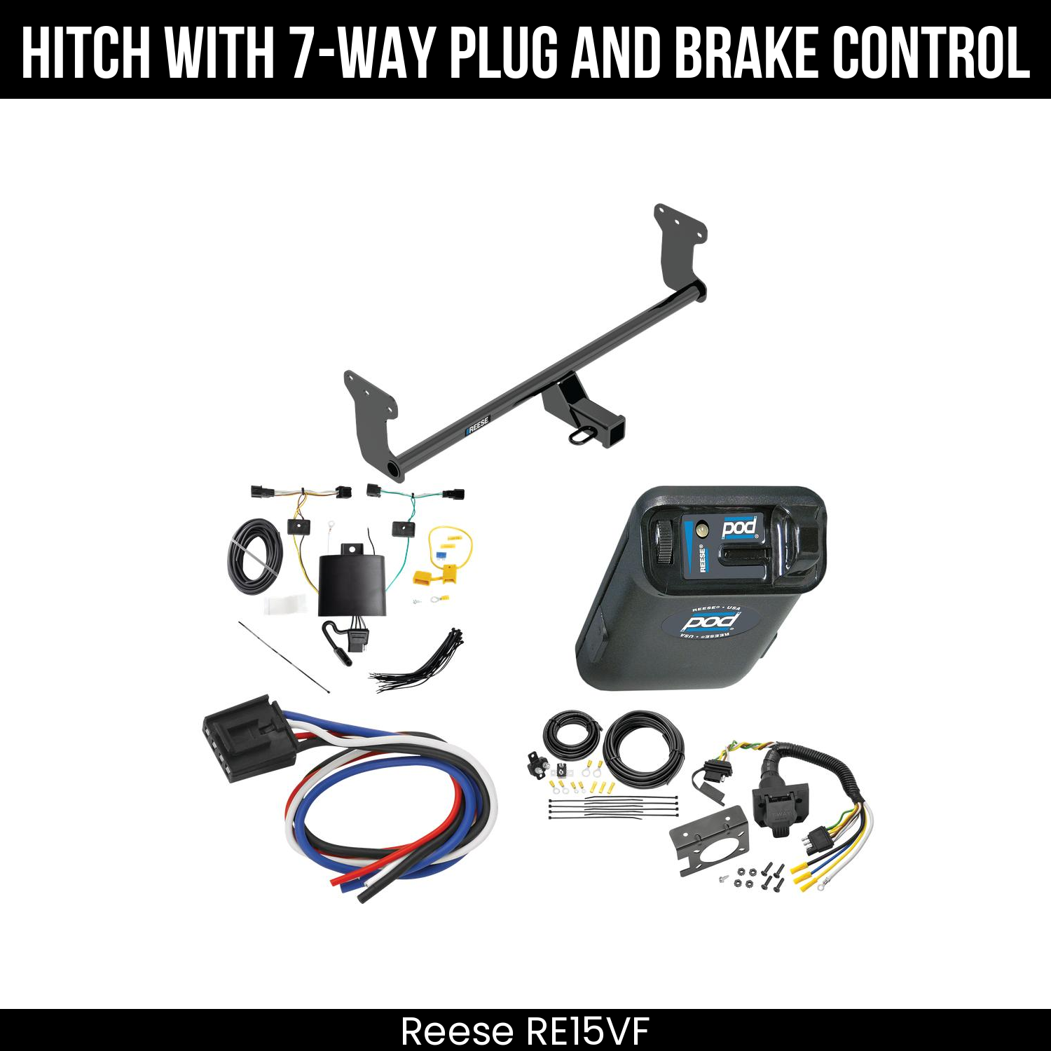 Trailer Hitch , 7-Way , Reese POD Brake Control