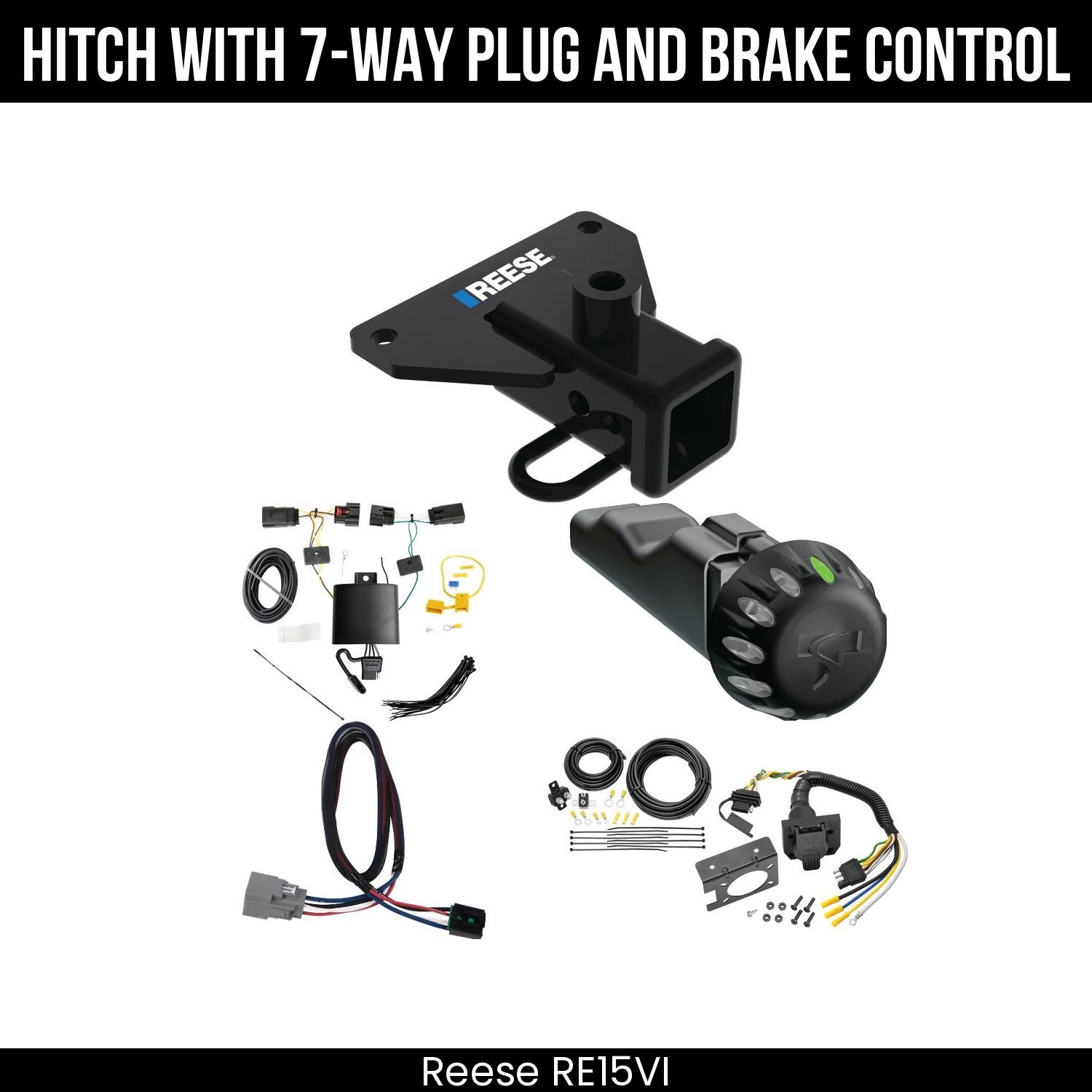 Trailer Hitch , 7-Way , Tekonsha Voyager iD Smart Brake Control