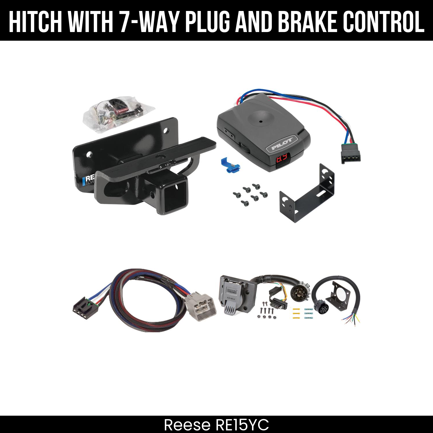 Trailer Hitch , 7-Way , Pro Series Pilot Brake Control