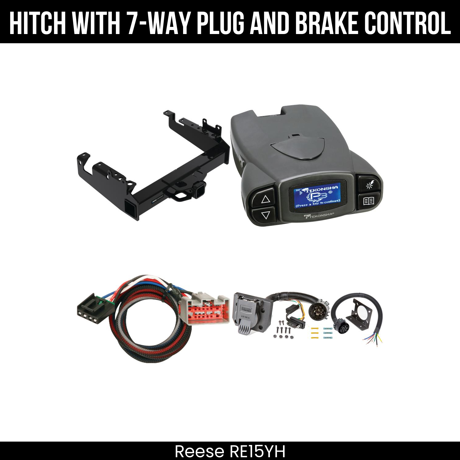 Trailer Hitch , 7-Way , Tekonsha Prodigy P3 Brake Control