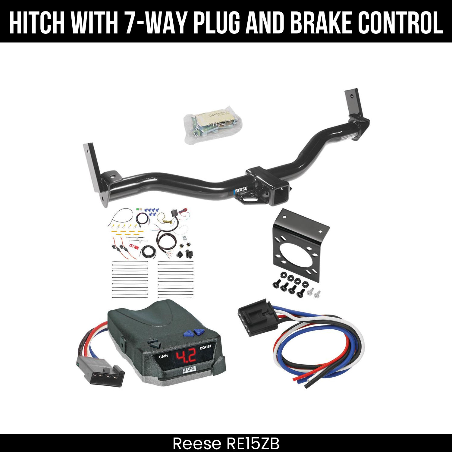 Trailer Hitch , 7-Way , Reese Brake EVN Control