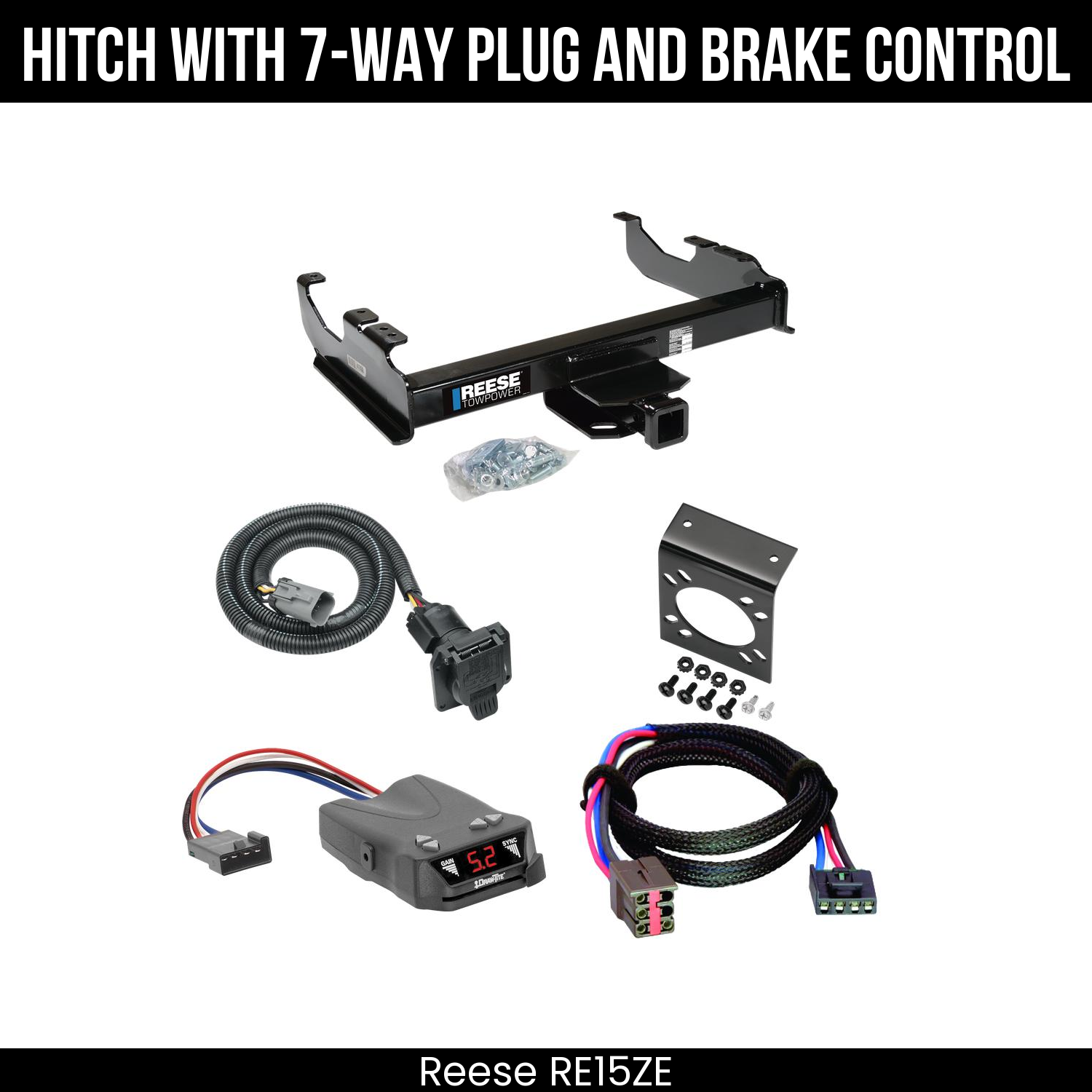 Trailer Hitch , 7-Way , Draw-Tite Activator IV Brake Control