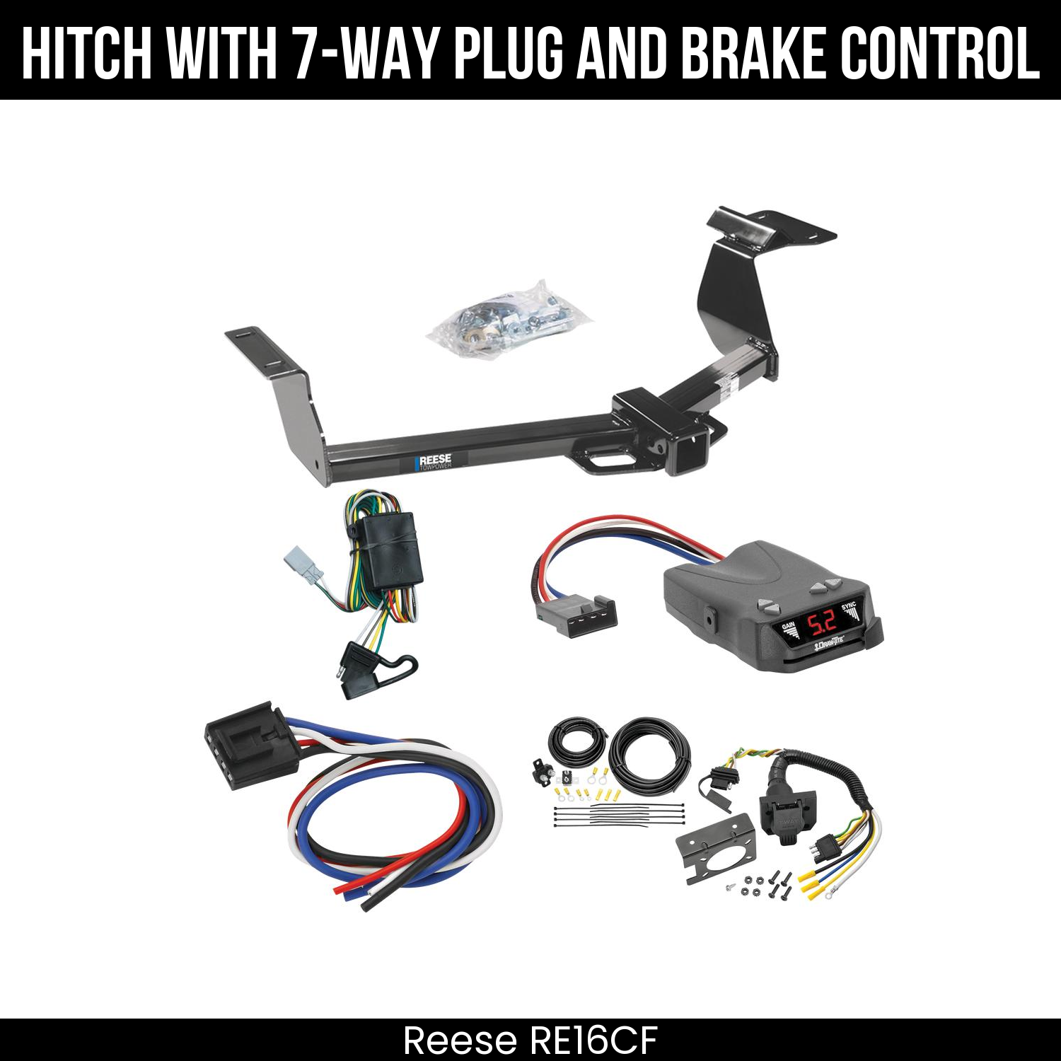 Trailer Hitch , 7-Way , Draw-Tite Activator IV Brake Control