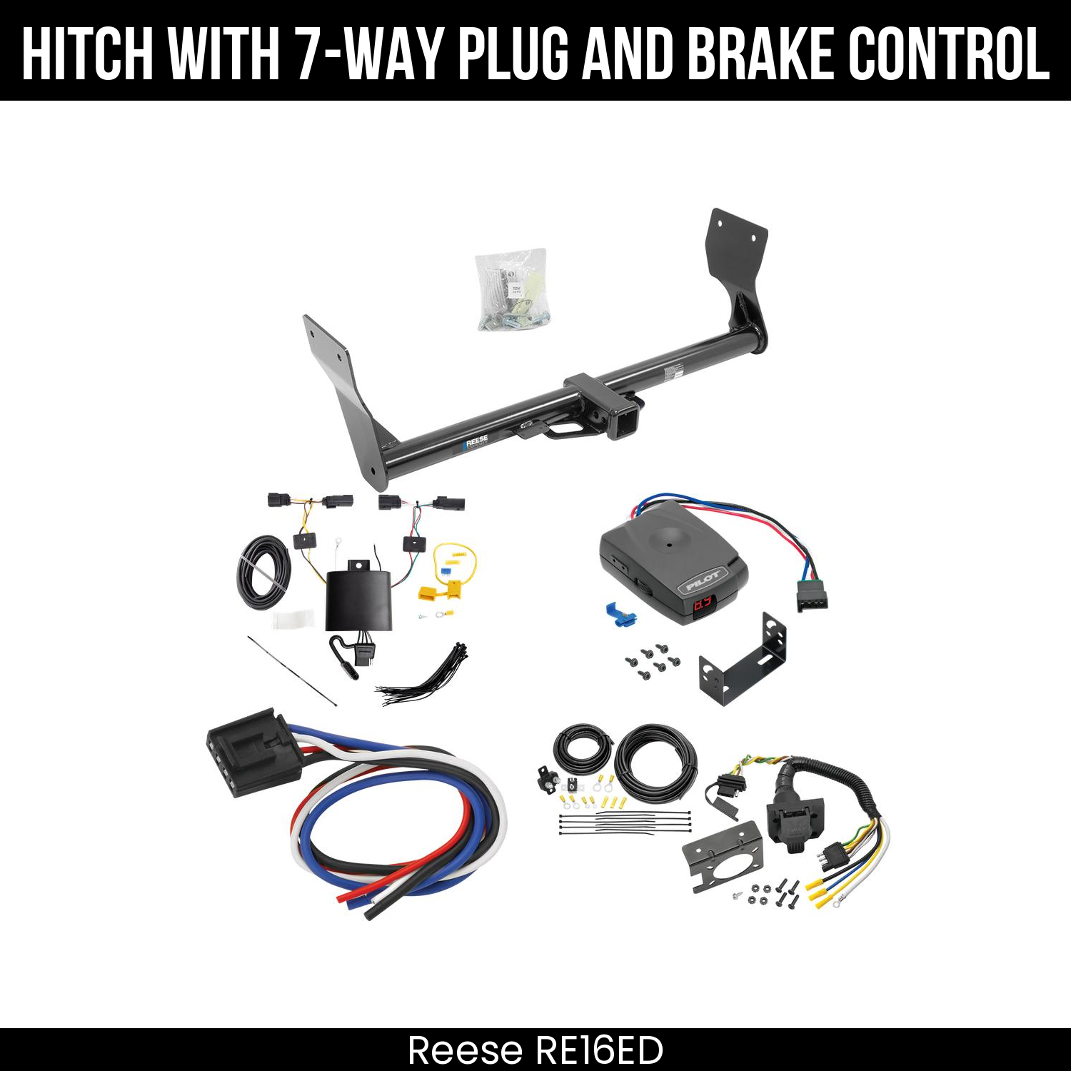 Trailer Hitch , 7-Way , Pro Series Pilot Brake Control