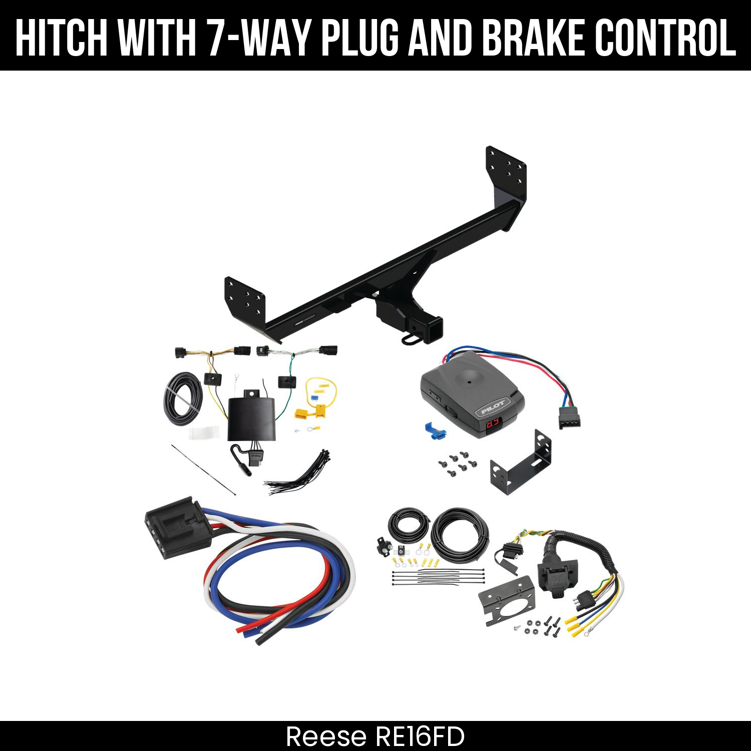Trailer Hitch , 7-Way , Pro Series Pilot Brake Control