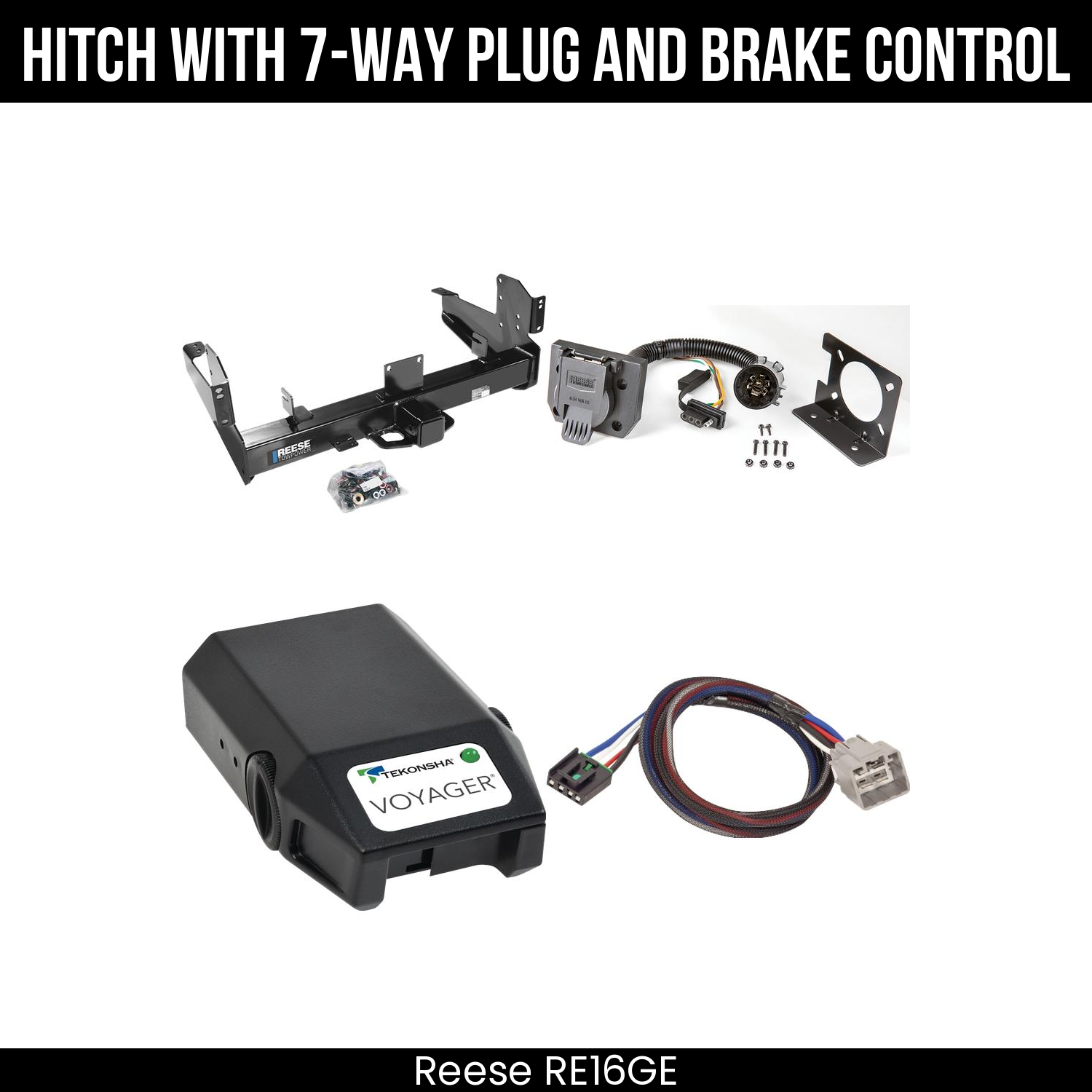 Trailer Hitch , 7-Way , Tekonsha Voyager Brake Control