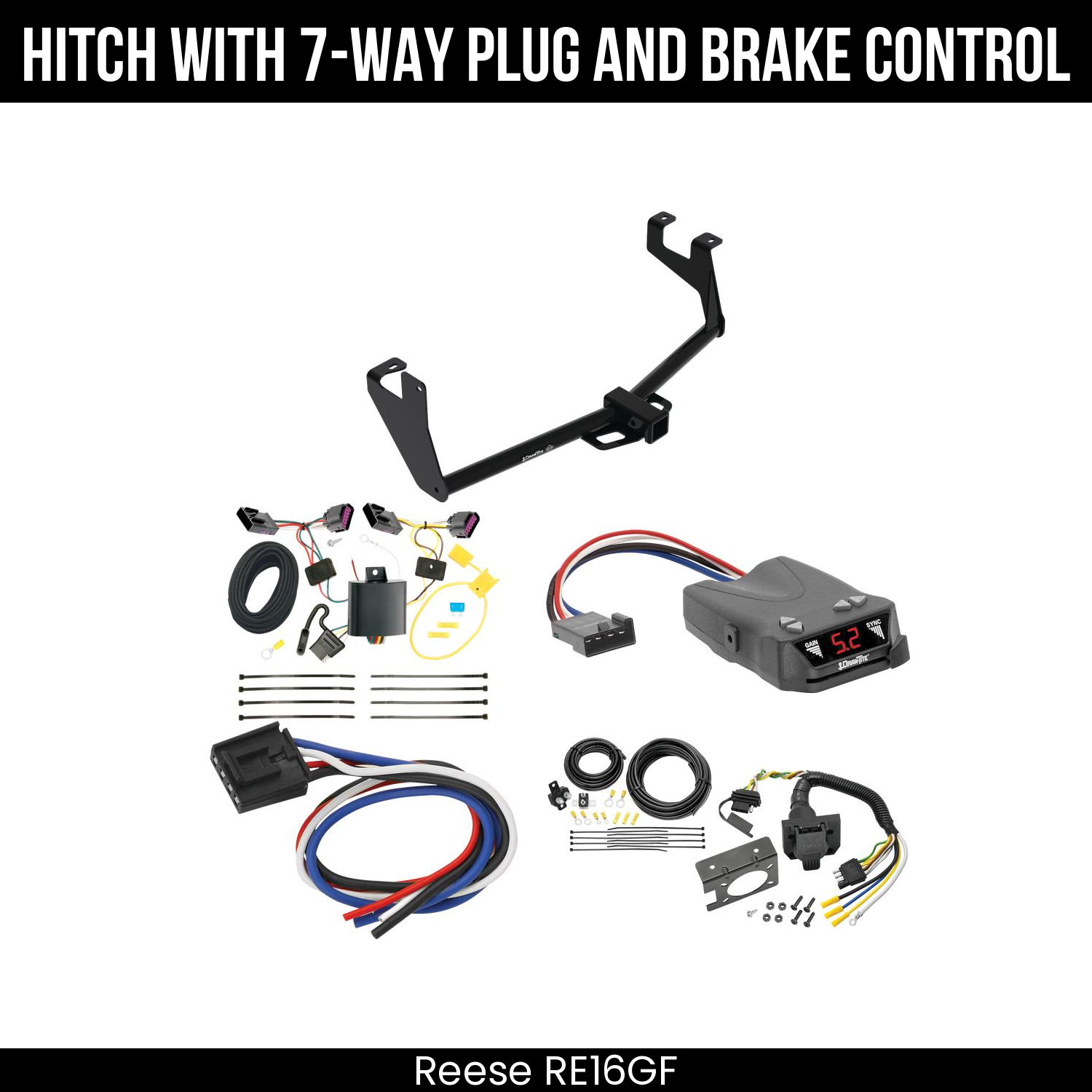 Trailer Hitch , 7-Way , Draw-Tite Activator IV Brake Control