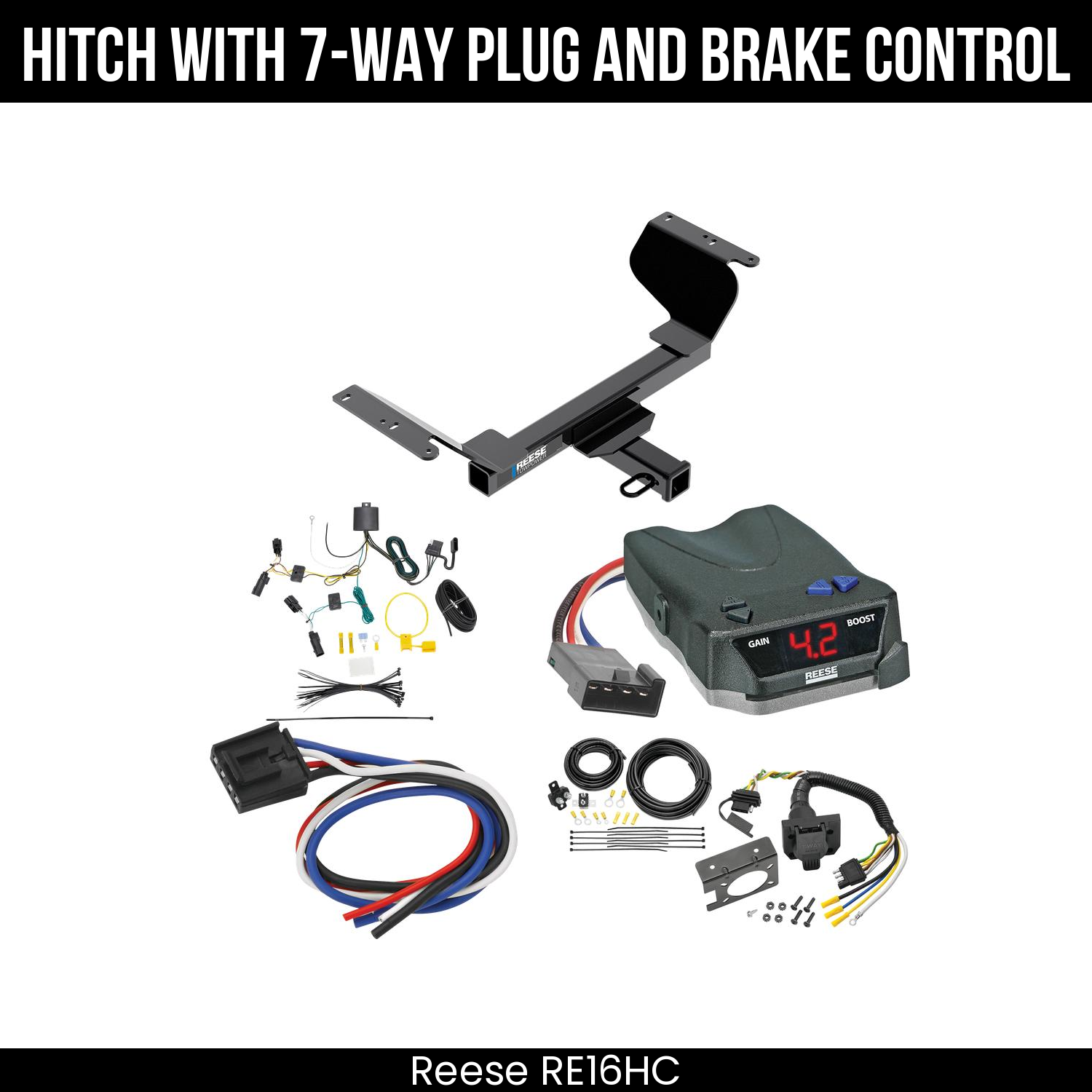 Trailer Hitch , 7-Way , Reese Brake EVN Control