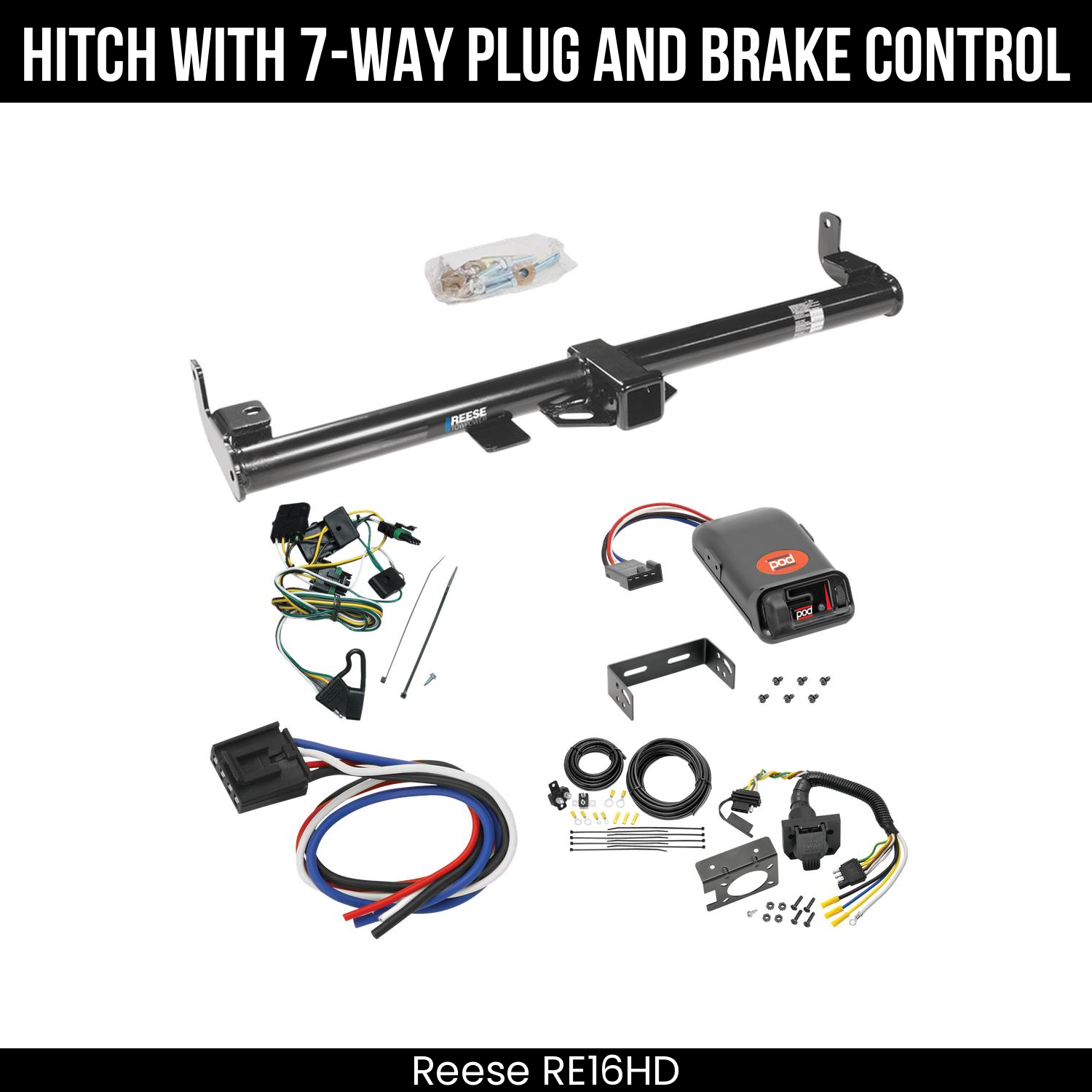 Trailer Hitch , 7-Way , Pro Series POD Brake Control