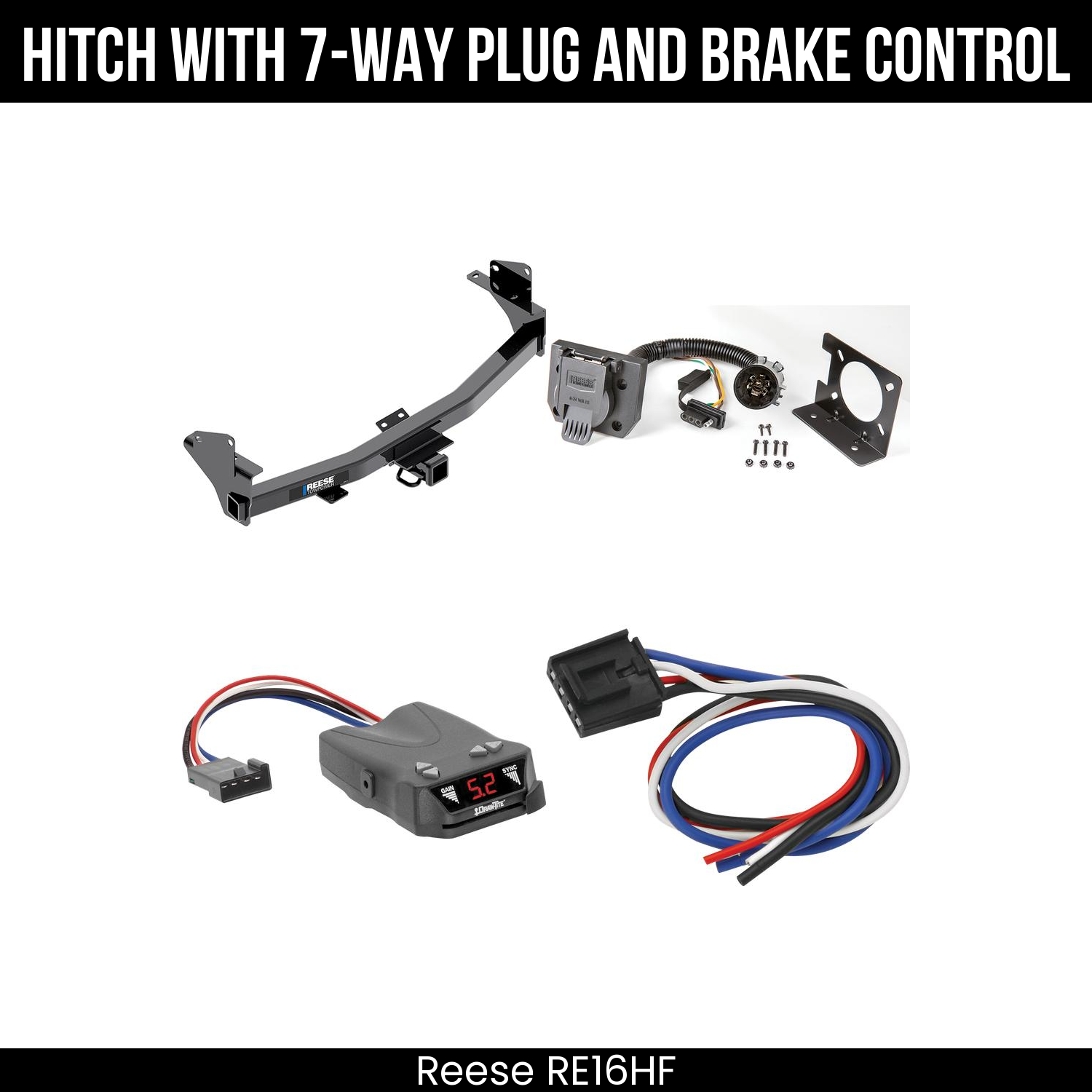 Trailer Hitch , 7-Way , Draw-Tite Activator IV Brake Control