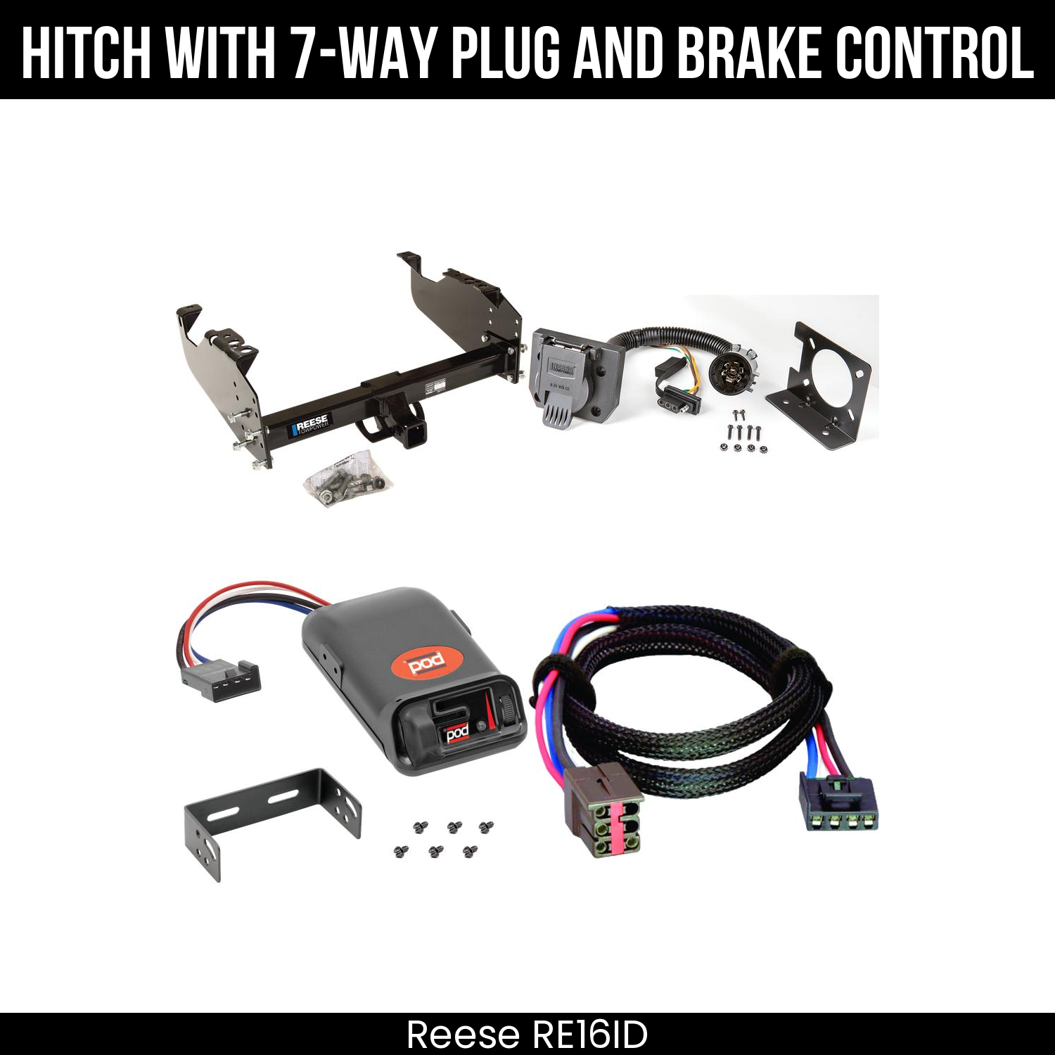Trailer Hitch , 7-Way , Pro Series POD Brake Control